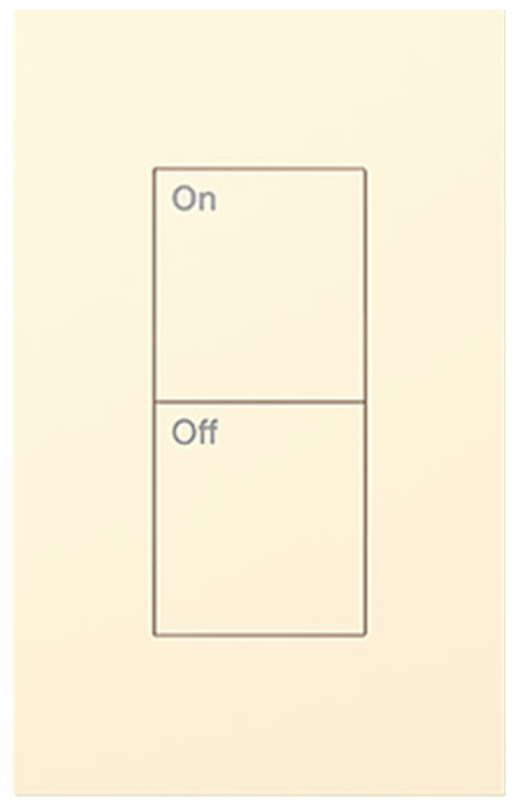Lutron Palladiom Matte Beige Keypad | VIP Smart Homes Seattle