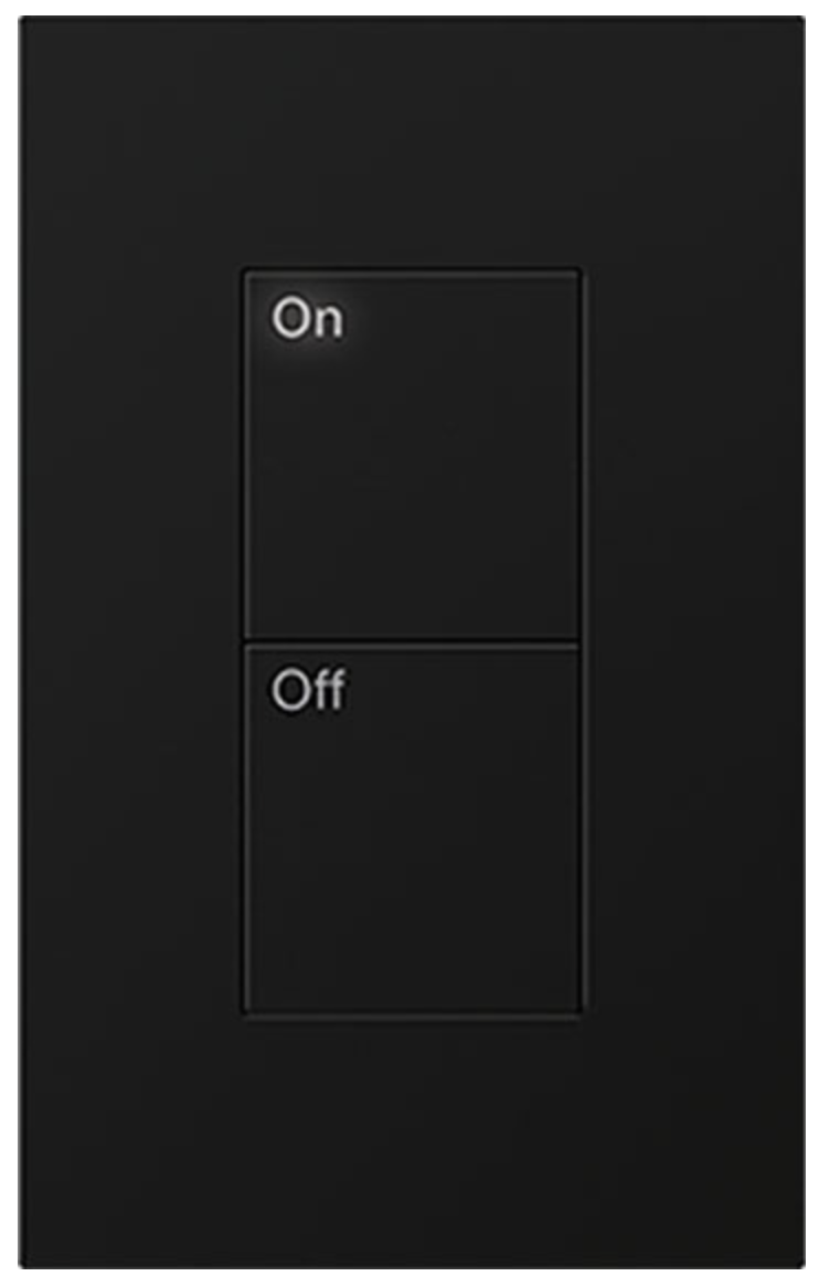 Lutron Palladiom Matte Black Keypad | VIP Smart Homes Seattle