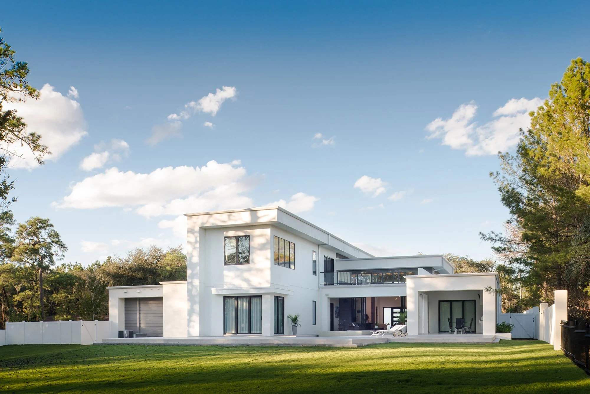 Luxury smart home exterior with integrated lighting and automation | VIP Smart Homes Seattle