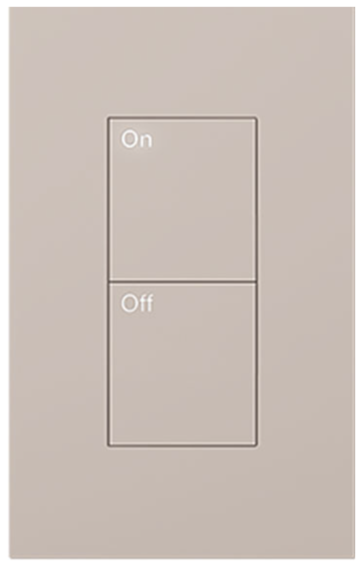 Lutron Palladiom Matte Taupe Keypad | VIP Smart Homes Seattle