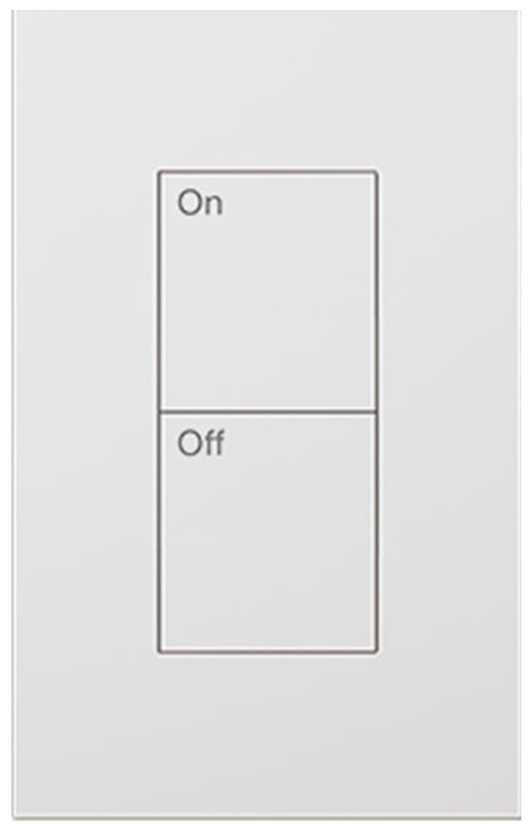 Lutron Palladiom Matte White Keypad | VIP Smart Homes Seattle