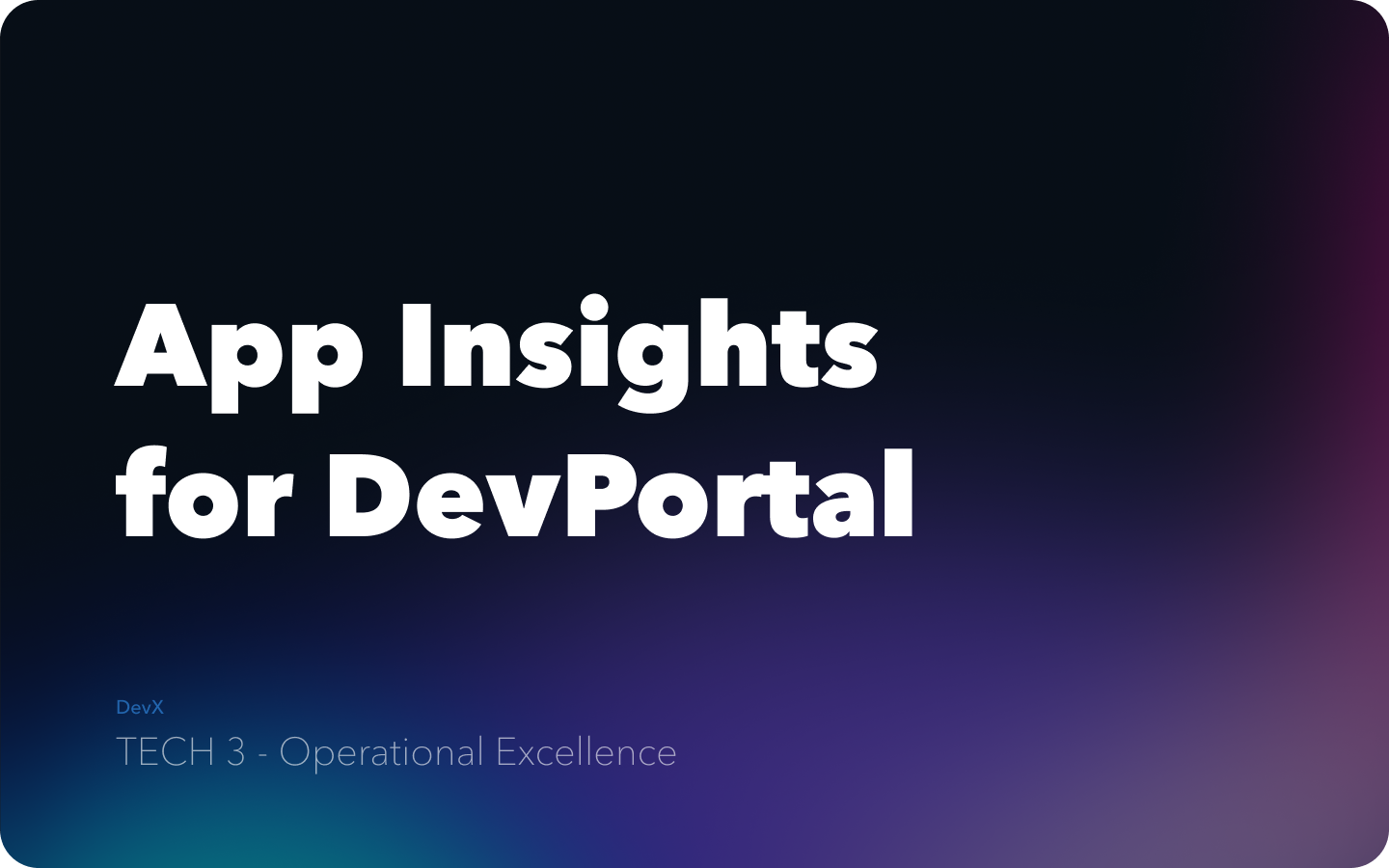 Intuit's AppInsights
