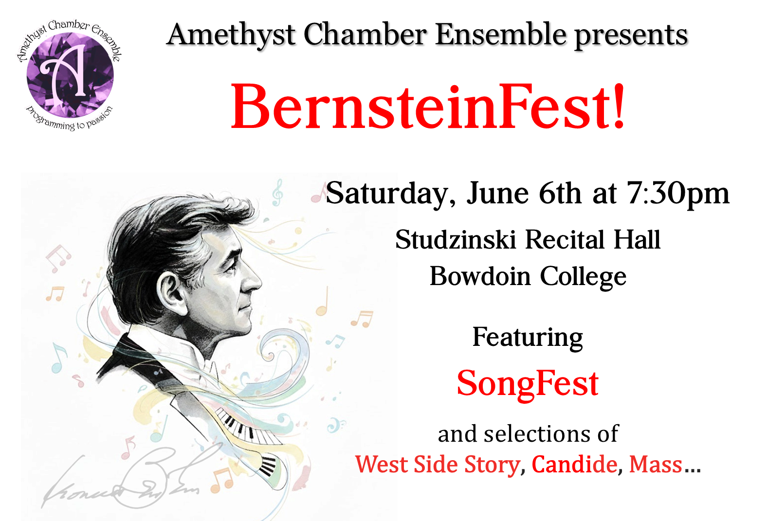 Sat. June 6th, 2026 BernsteinFest!