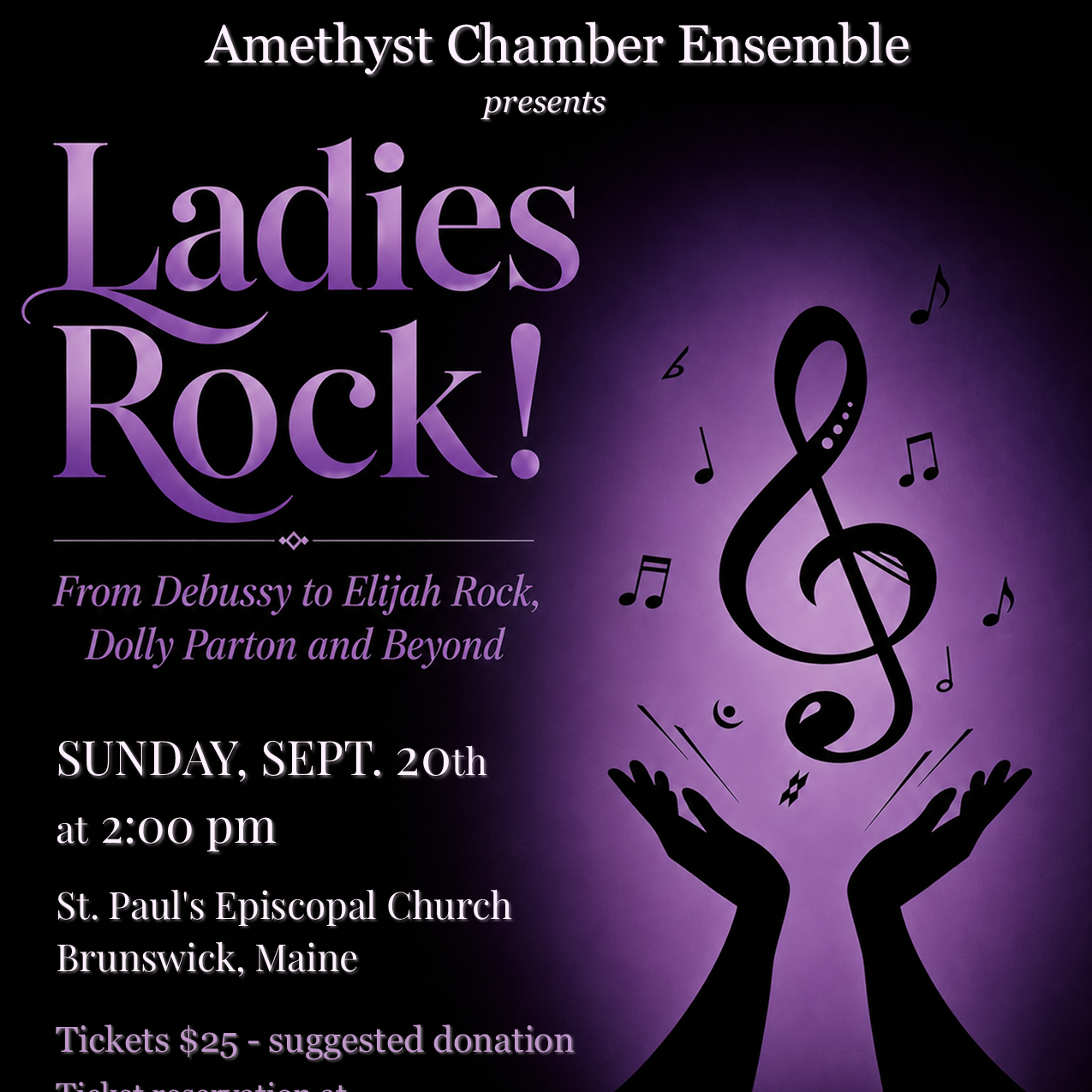 Sun, Sept. 20th -Ladies Rock!