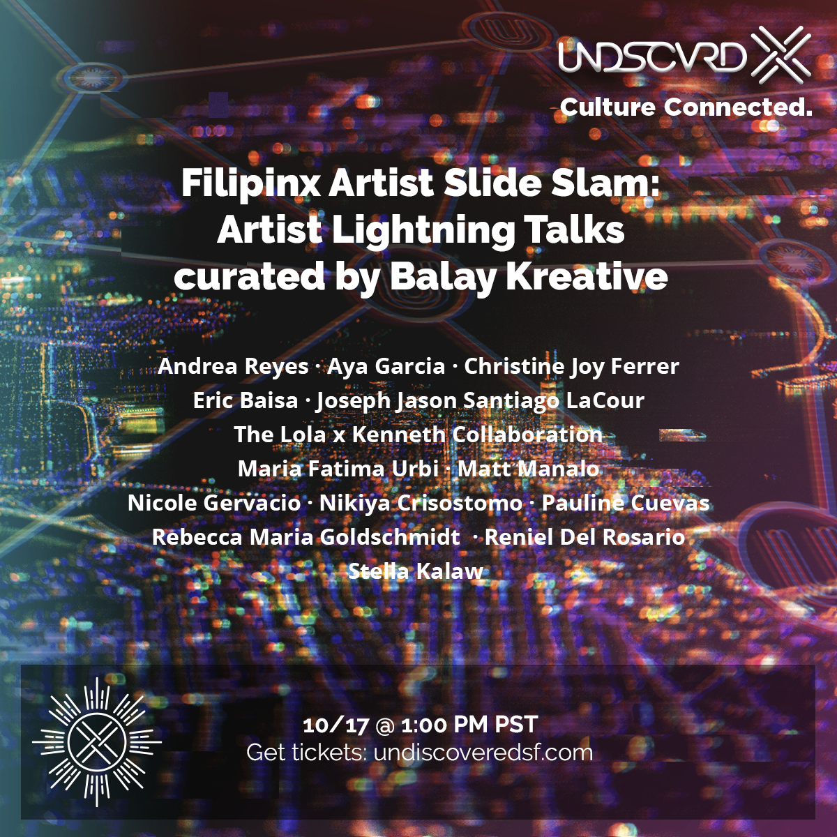 Balay Kreative sessions curated at UNDISCOVERED X! — Balay Kreative