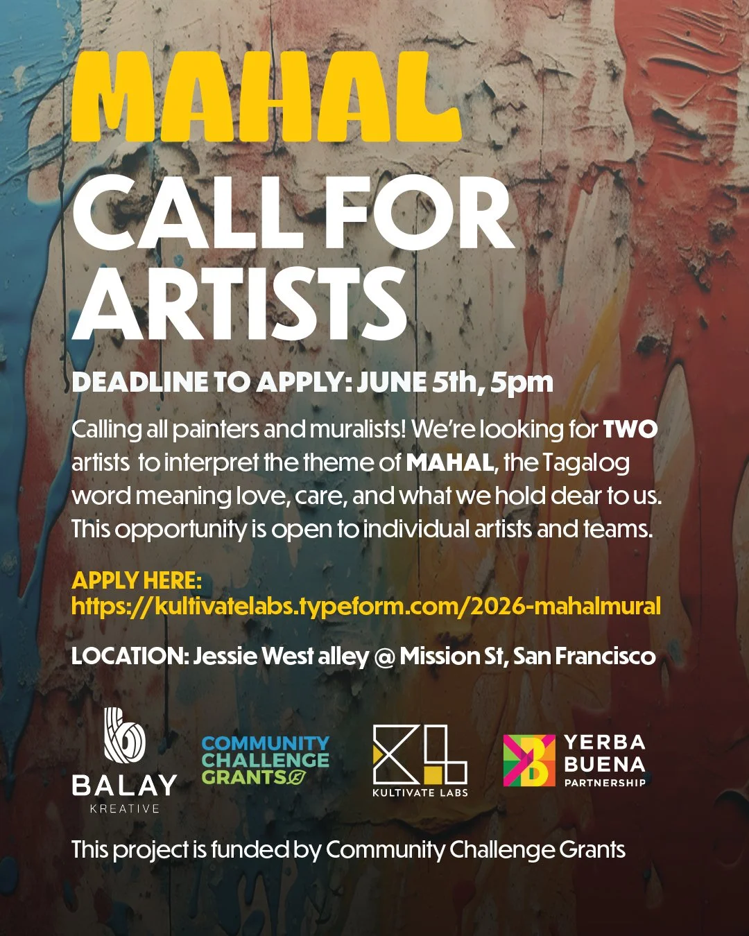 FAQs / Open Call - 2026 MAHAL Mural