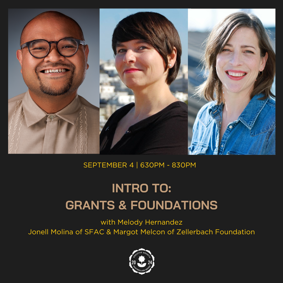 9/4 Kreative Growth Masterclass #8 - Introduction To Grants & Foundations