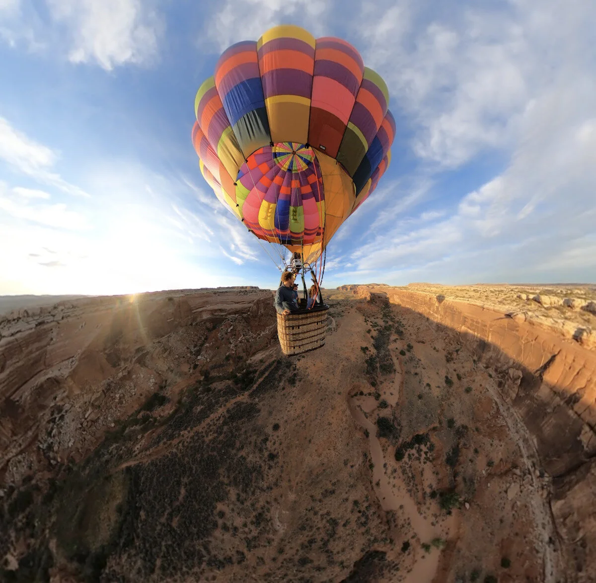 Hot Air Balloon Moab Scenic Flight Arches