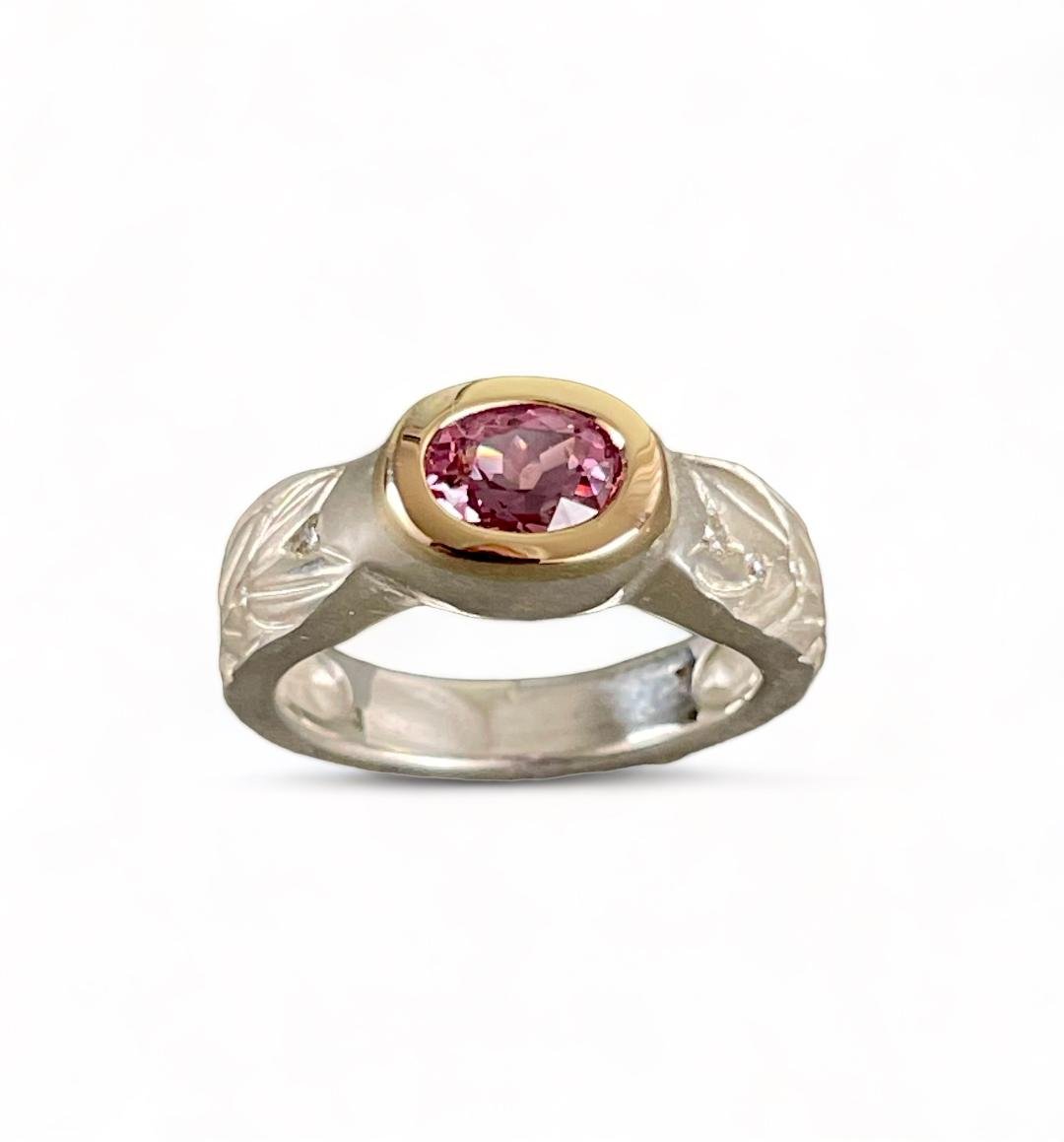 Pink Spinel Ring