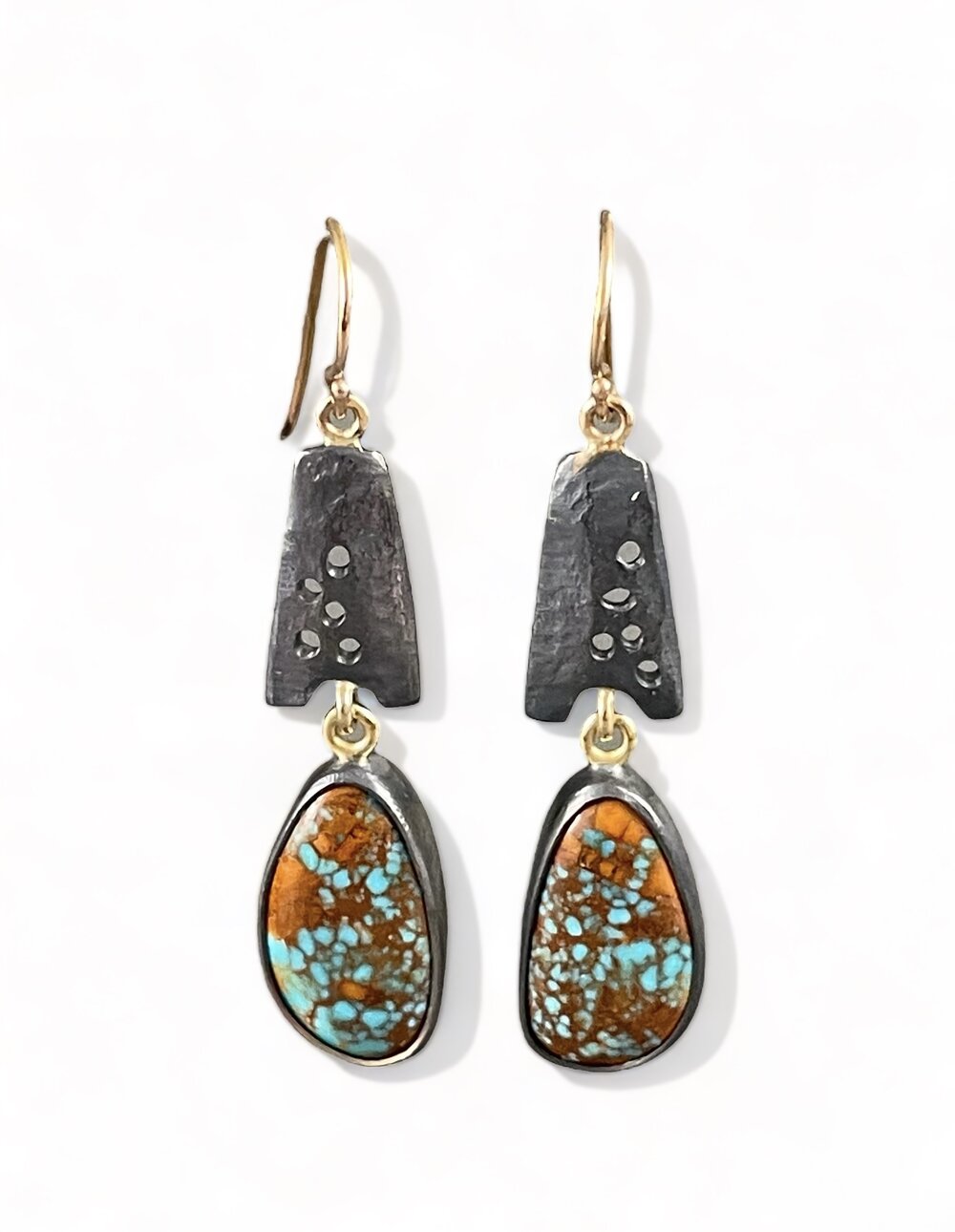 Sonoran Gold Turquoise Earrings Sandra Matasick