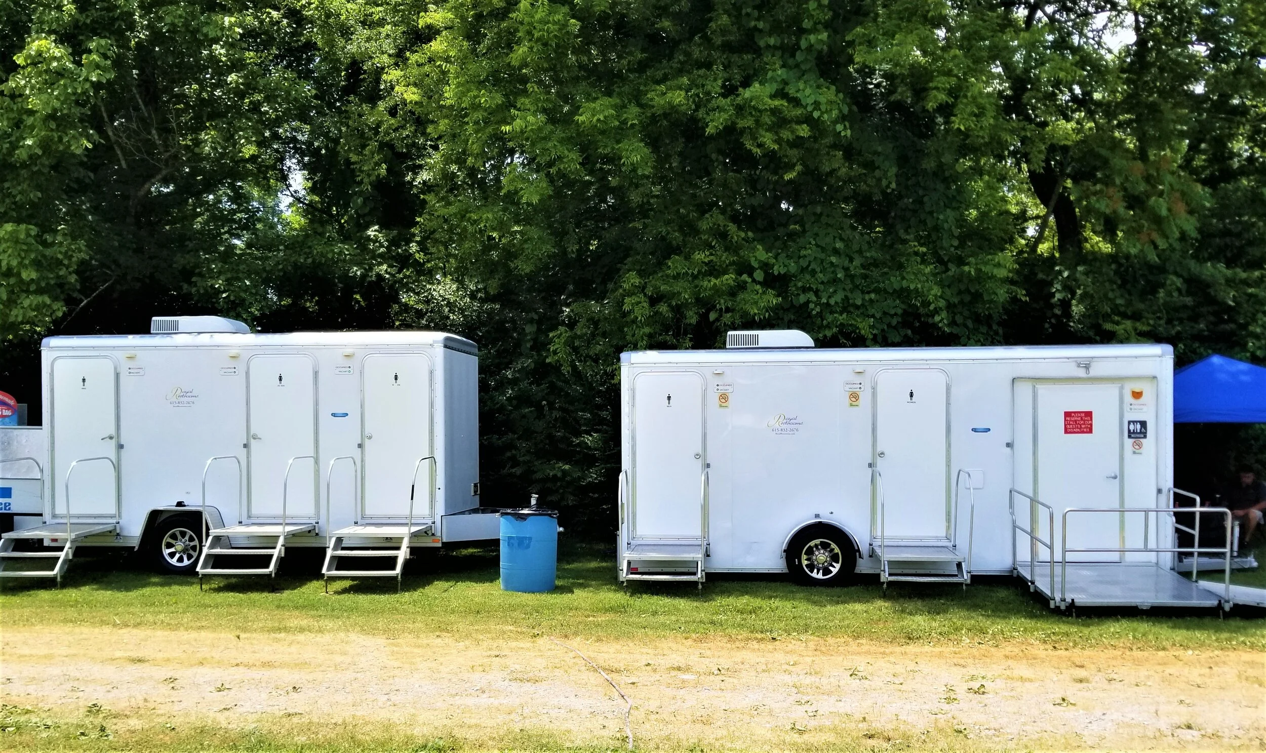 Portable Restroom Trailers for Tennessee — Royal Restrooms of Tennessee