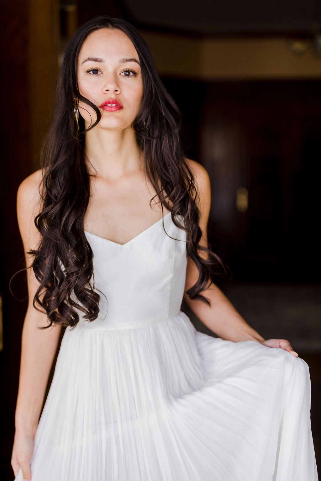 romantic minimalist wedding dress