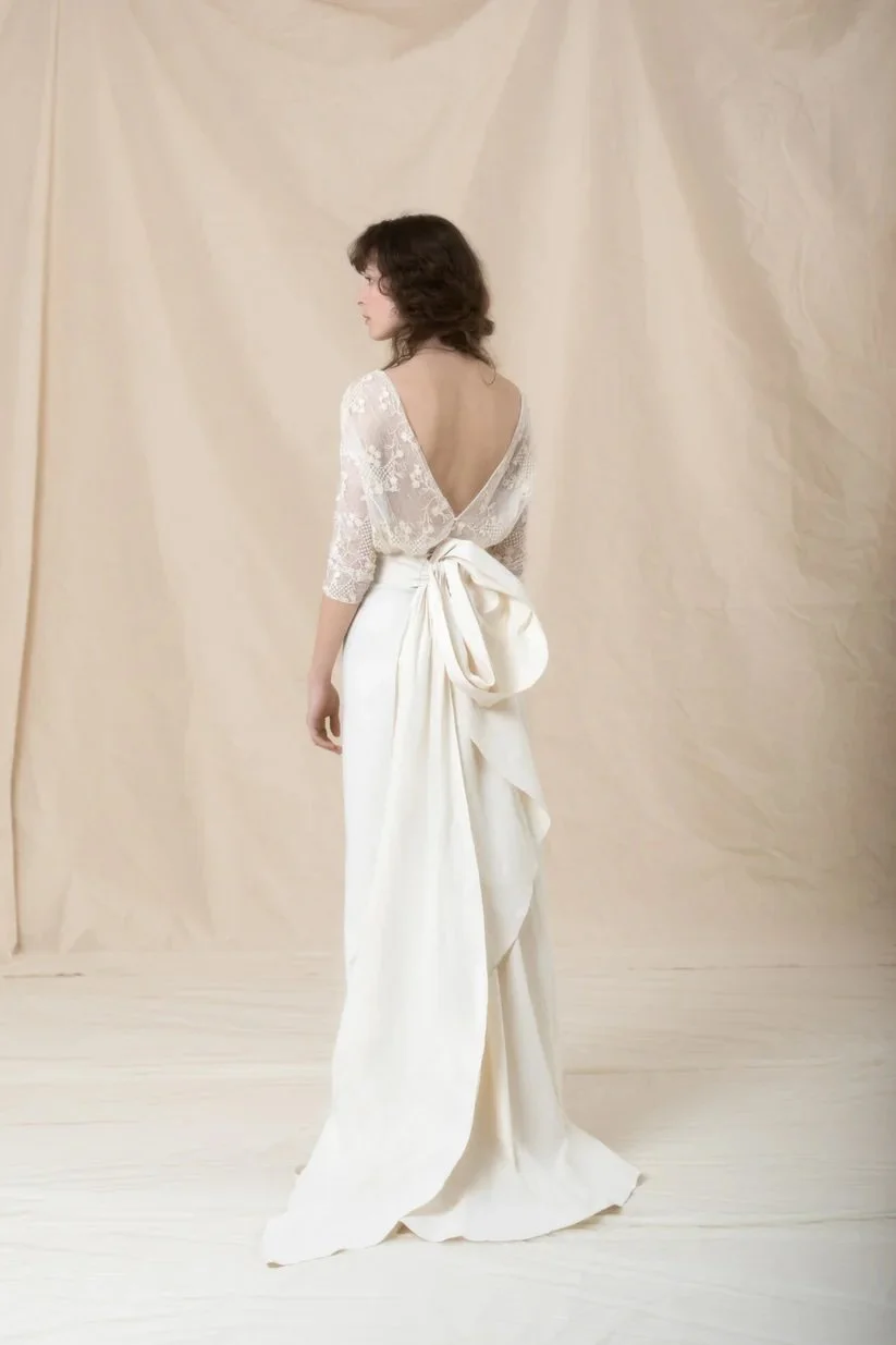 Cortana Linen Bridal Skirt