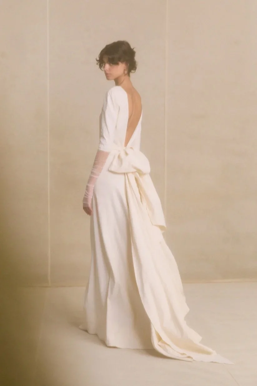 Cortana Bridal Linen Wedding Dress
