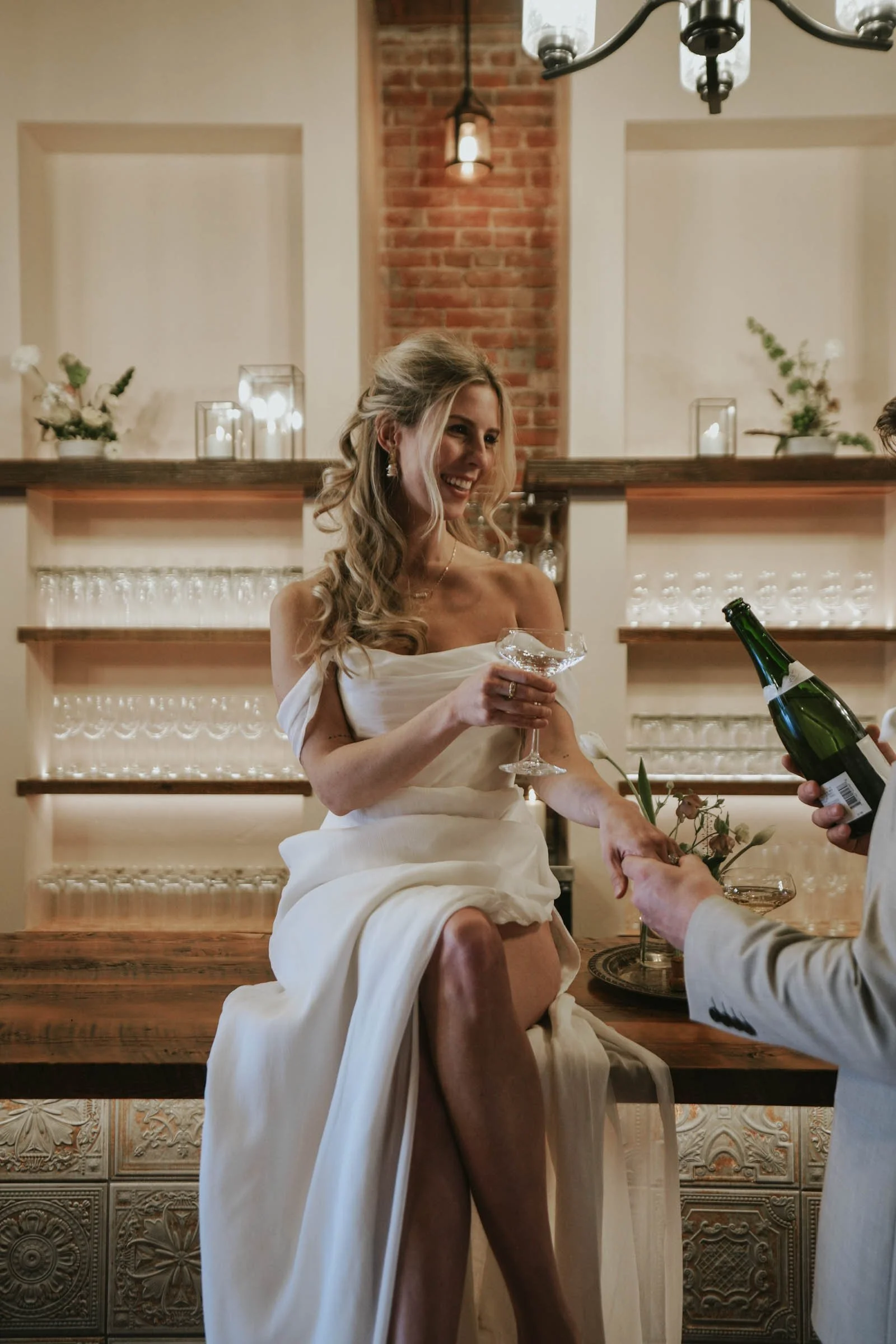 organic wedding dress