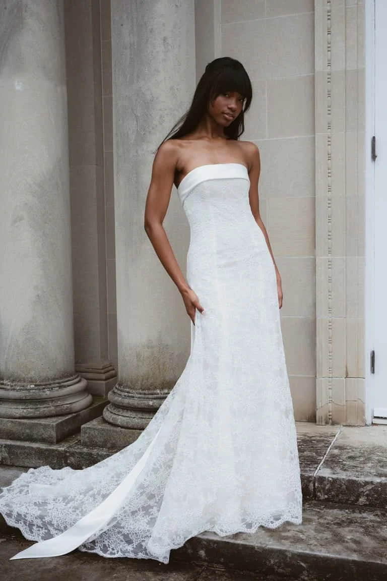 timeless lace wedding dress