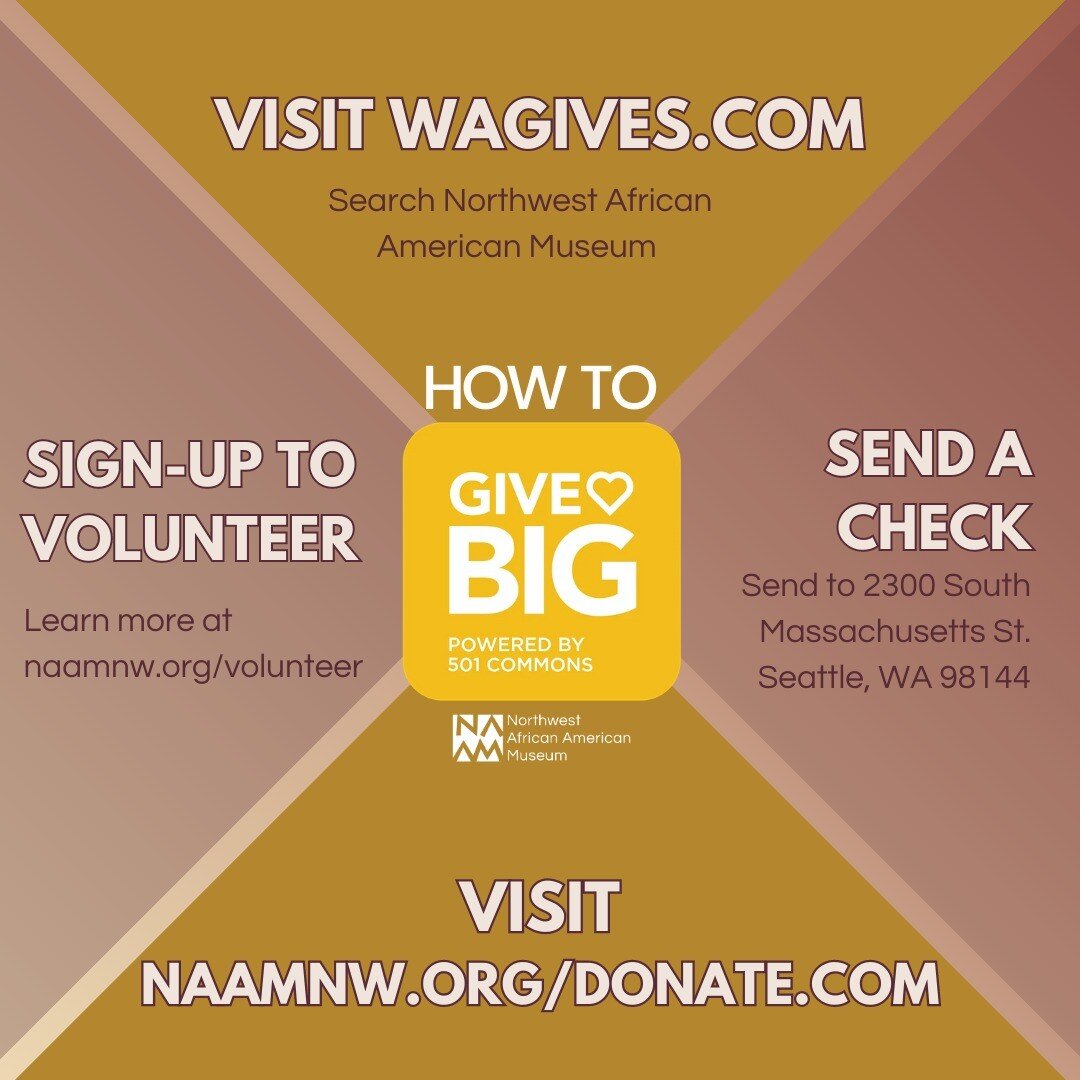GiveBIG returns tomorrow with their annual statewide fundraising campaign that provides everyone a special opportunity to invest in the communities and causes that they believe in. You can support NAAM today in a number of ways on our mission to impr