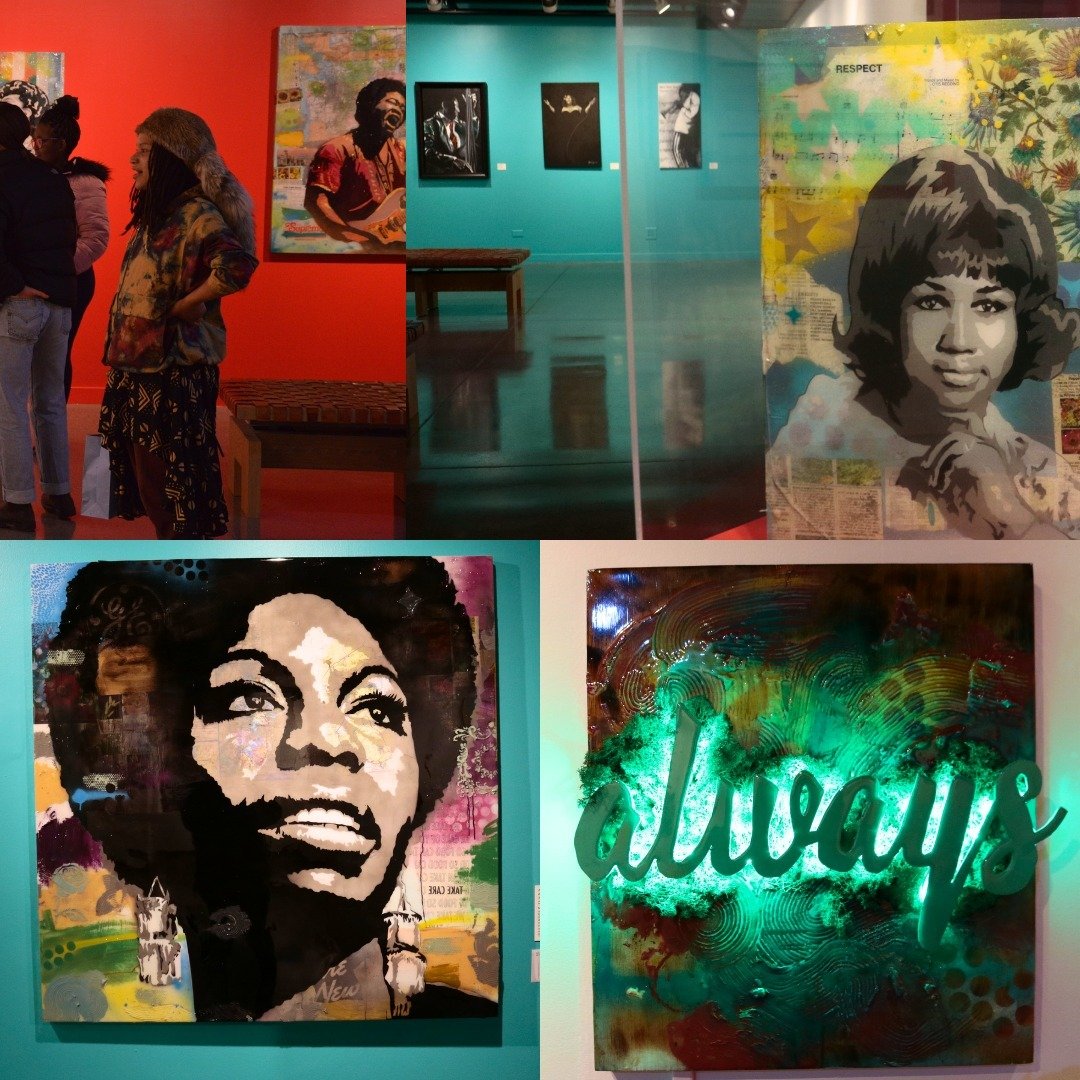 There is still time to see the Positive Frequencies exhibit at NAAM before it is gone. Filled with colors, movement and music, the Positive Frequencies exhibit at NAAM has artwork from the incredible C. Bennett as well as other local artists: Samuel 