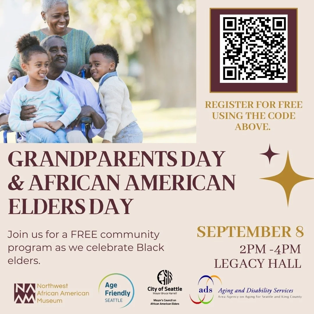 Join us on Sunday, September 8 for a FREE celebration honoring our African American Elders on Grandparents Day! We will have a keynote speaker, honor past Elder Circle inductees and have incredible featured performances by the Rhapsody Project and Sp