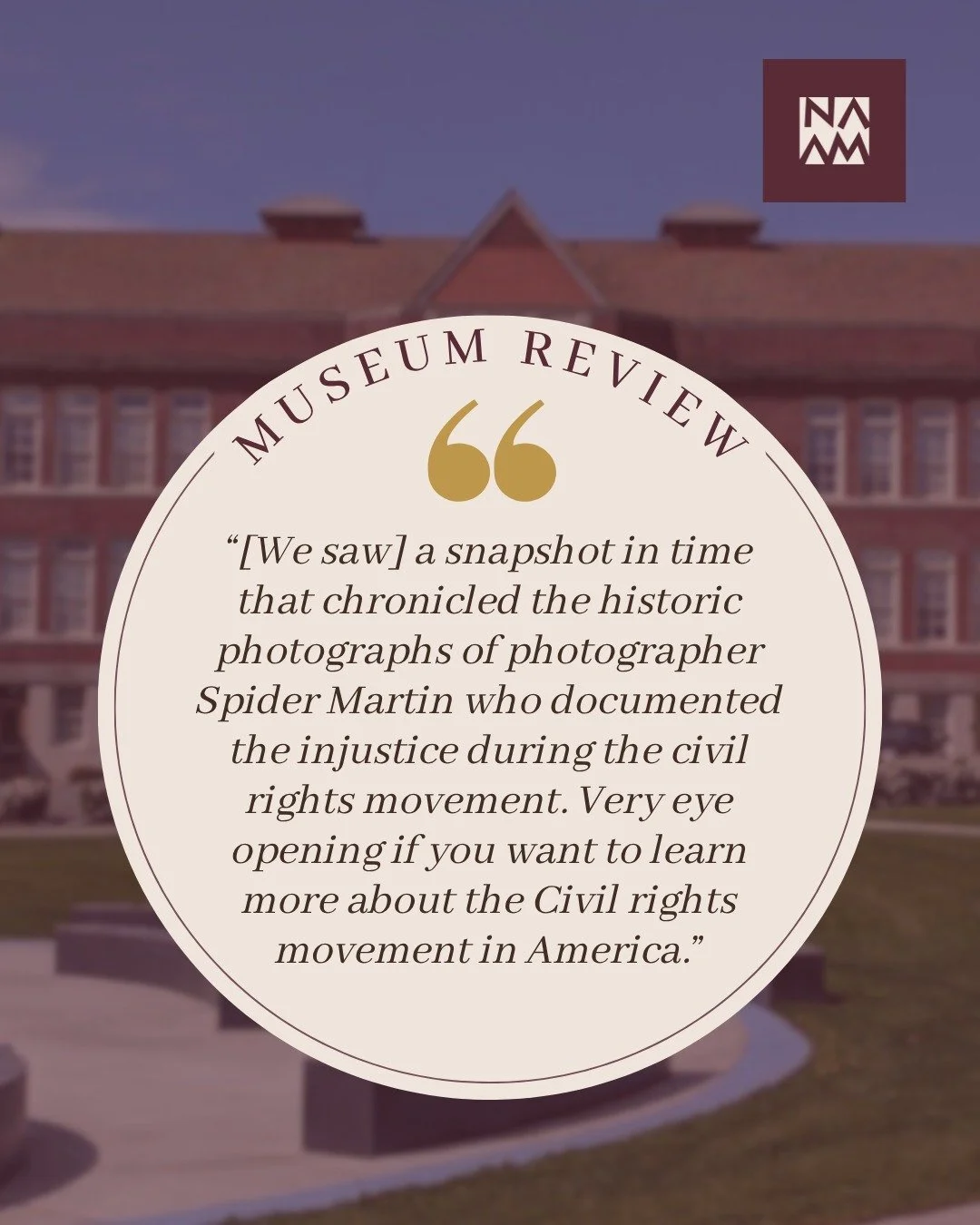 Thank you to everyone who has visited the Northwest African American Museum. Your trips to NAAM bring light and love to our halls, and we are thrilled with every new visitor.

We love hearing about your museum experiences. After visiting, feel free t
