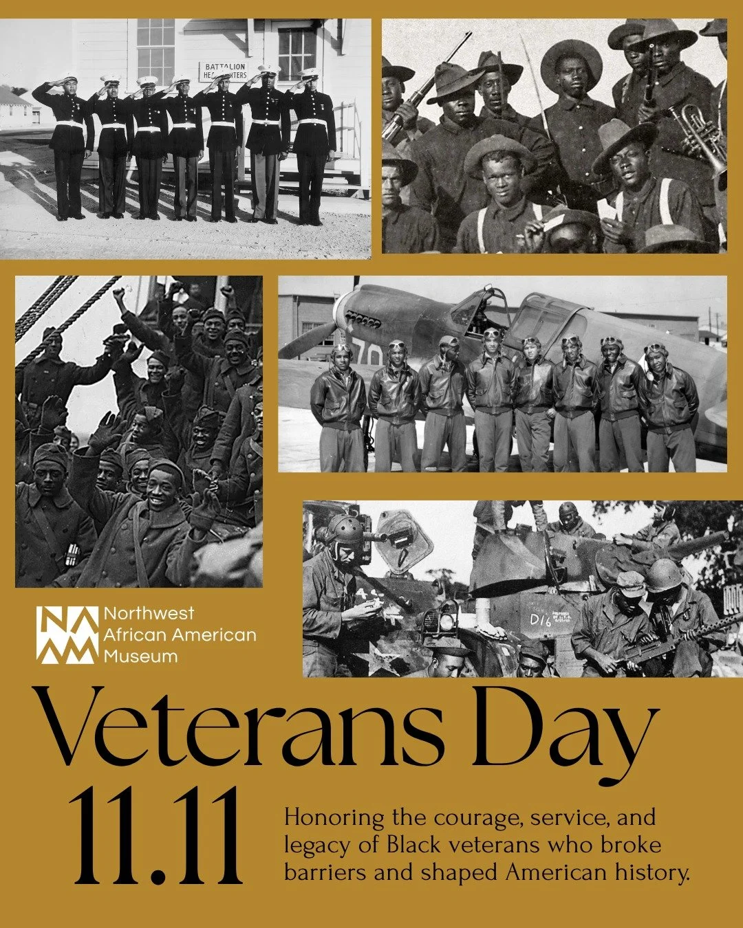 Today, we honor all who have served and remember the courage, resilience, and sacrifice of Black veterans who defended freedom even when it was denied to them at home.

From the Buffalo Soldiers and Harlem Hellfighters to the Tuskegee Airmen, Montfor