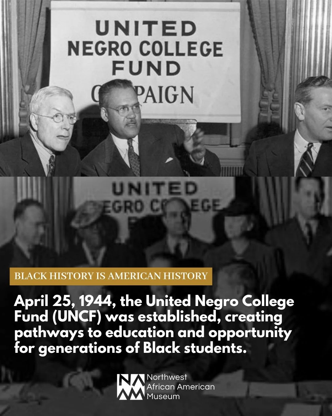 #OnThisDay in 1944, the United Negro College Fund (UNCF) was established.

Founded by leaders including Frederick D. Patterson and Mary McLeod Bethune, UNCF was created to support Black students and strengthen historically Black colleges and universi
