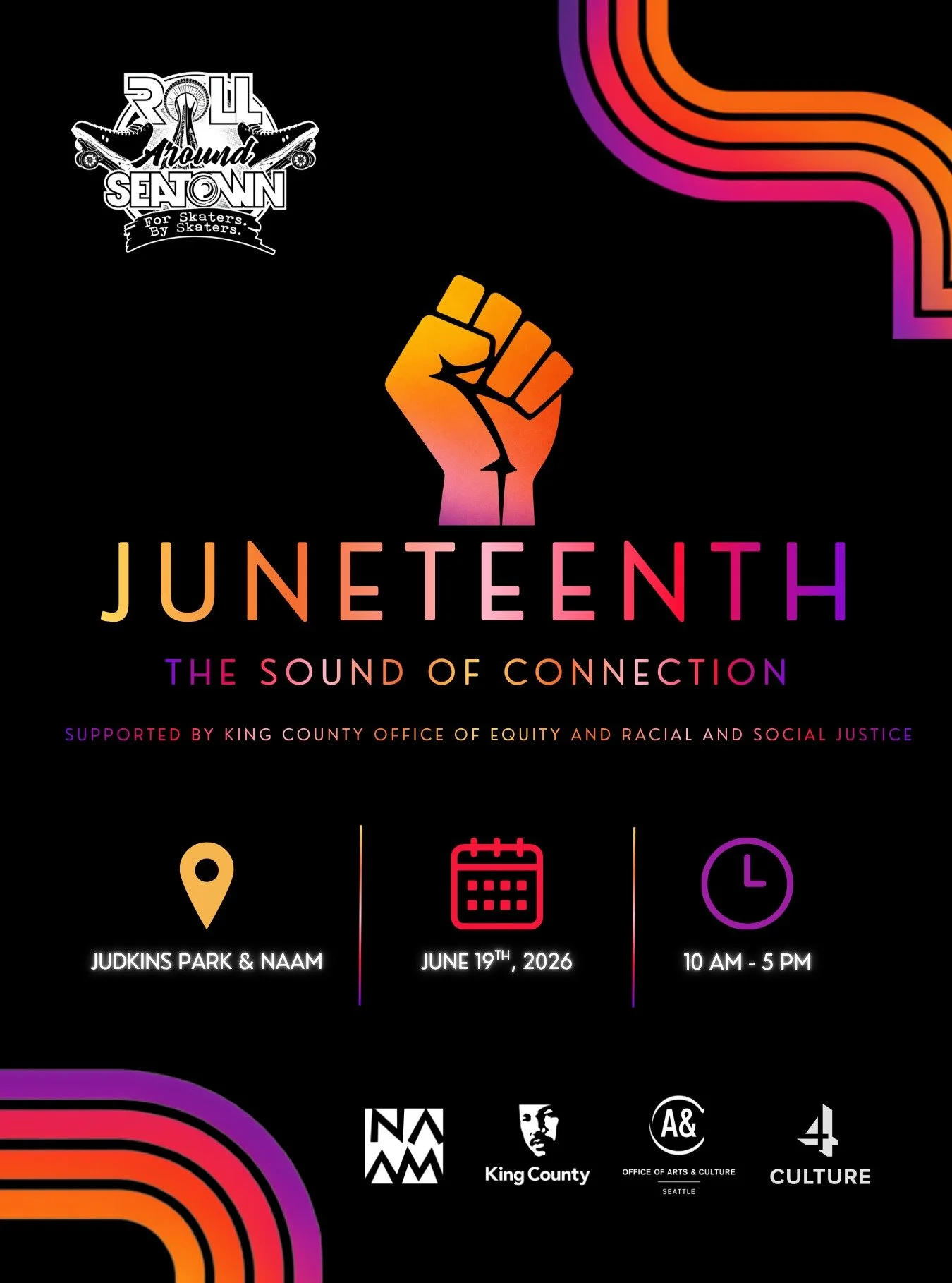 Did you hear? &mdash; NAAM&rsquo;s biggest celebration of the year is back! Join us at Judkins Park and the Museum on Friday, June 19th, for our 2026 Juneteenth Celebration, a day where movement becomes our rhythm, art becomes our voice, and communit