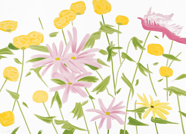 Alex Katz, Spring Flowers (2017)