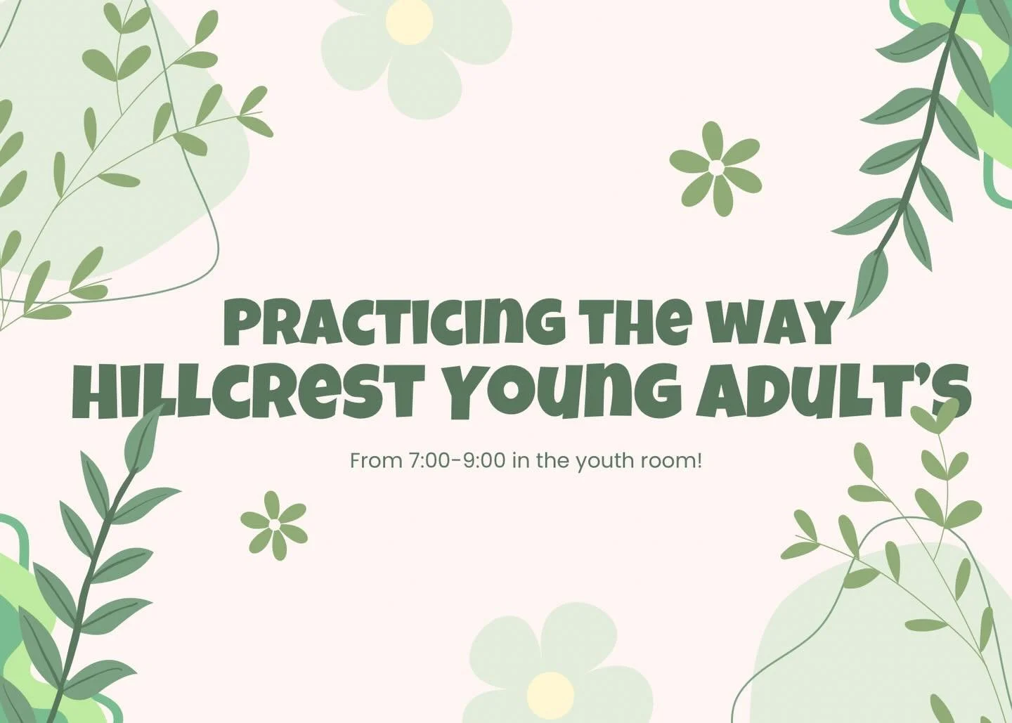 Happy Tuesday!!
Join us tonight as we continue our studies in Practicing the Way ✝️