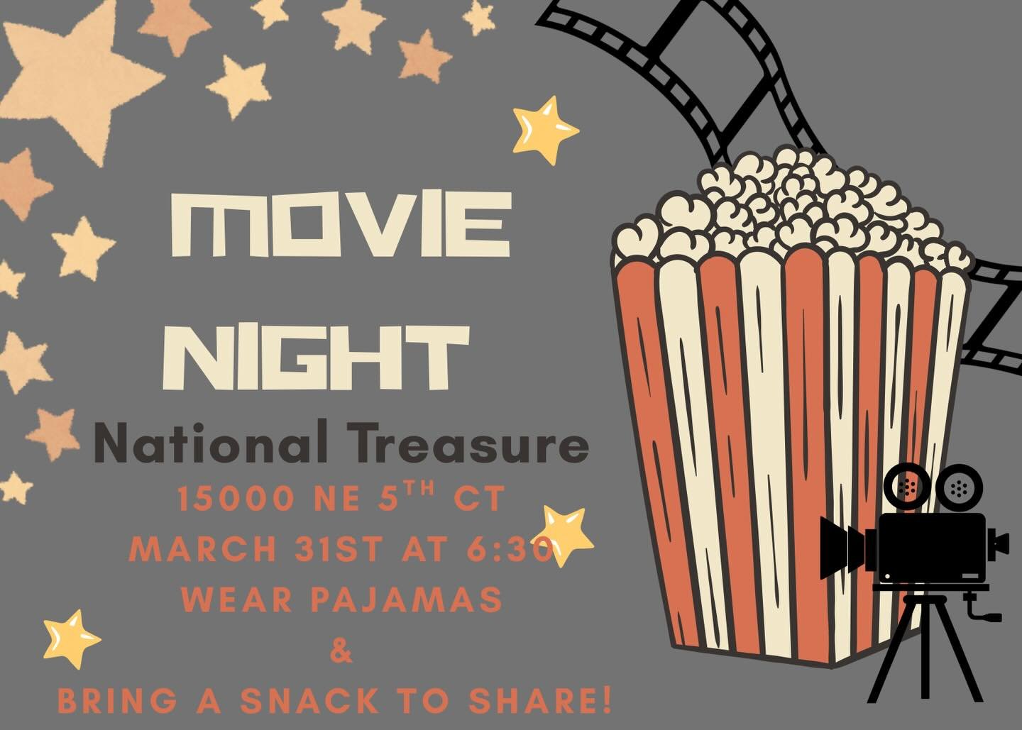 Movie night is calling🎬✨
Enjoy snacks, meet new people and just be!