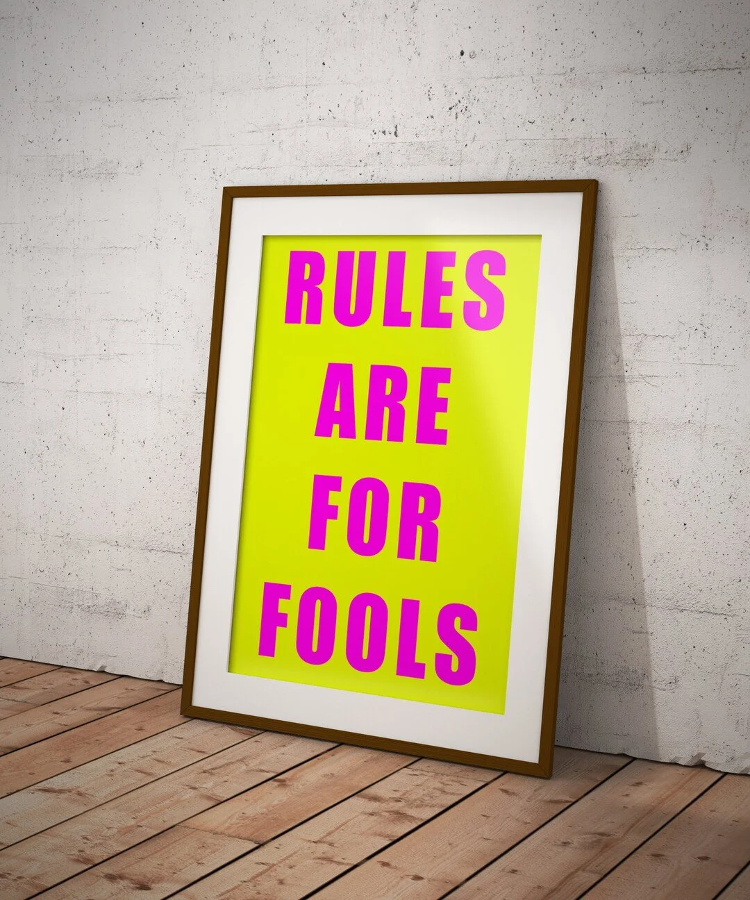 Are Rules for Fools?