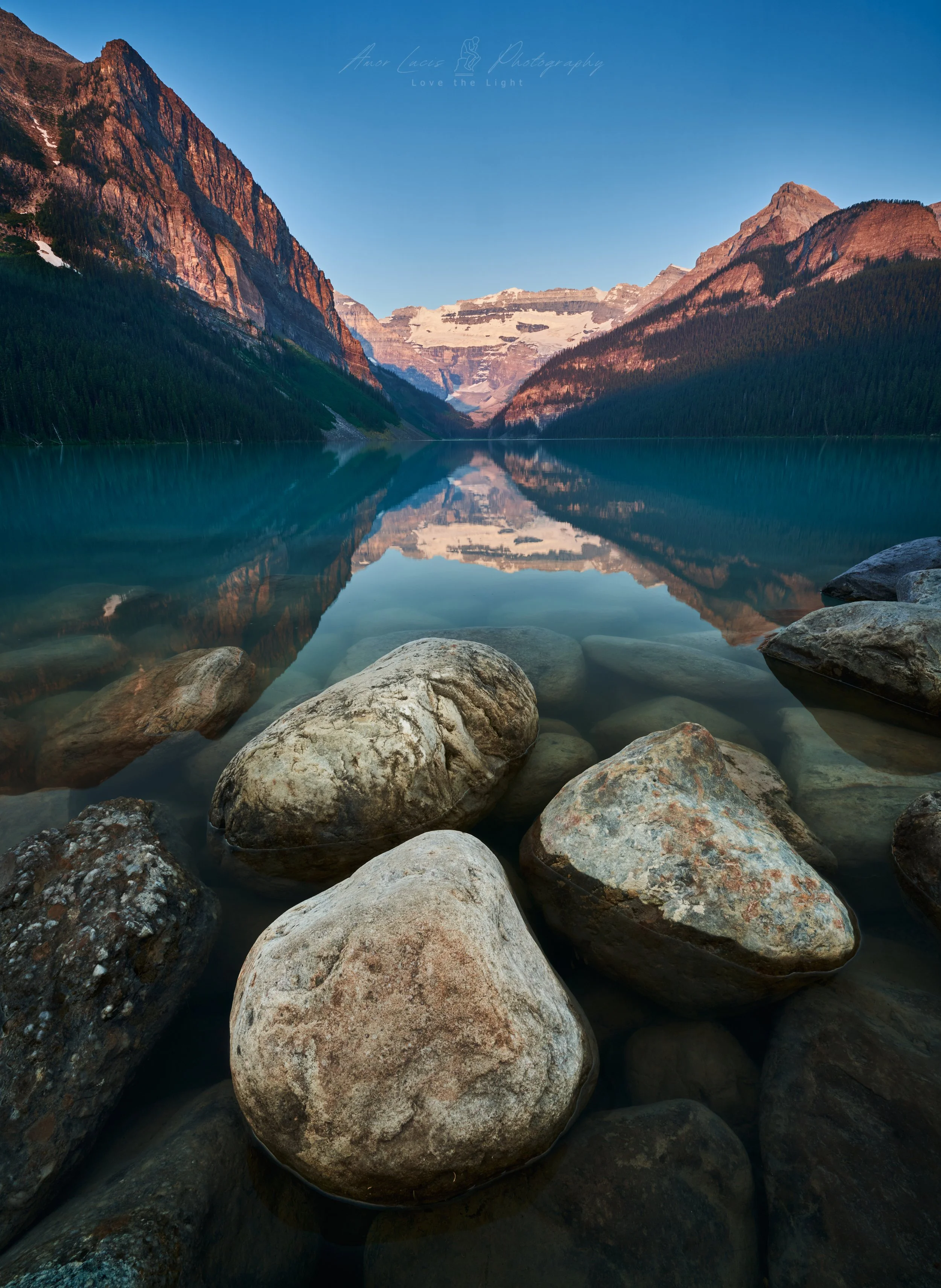 Lake Louise in Dawn Light
