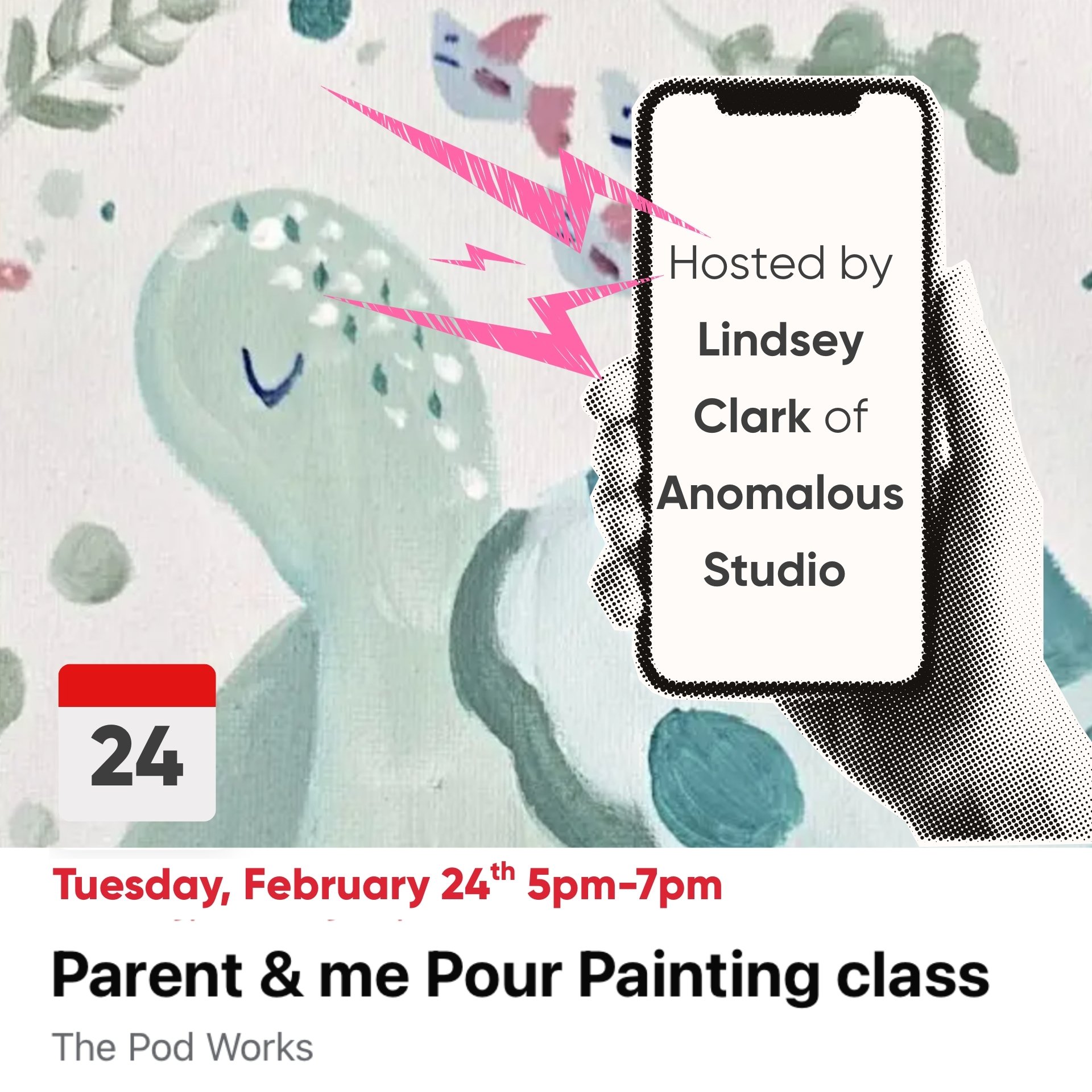 Parent &amp; Me Pour Painting 