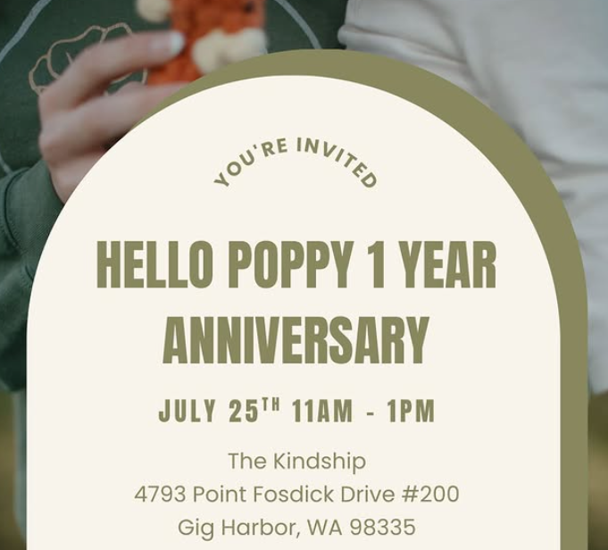 Hello Poppy turns ONE