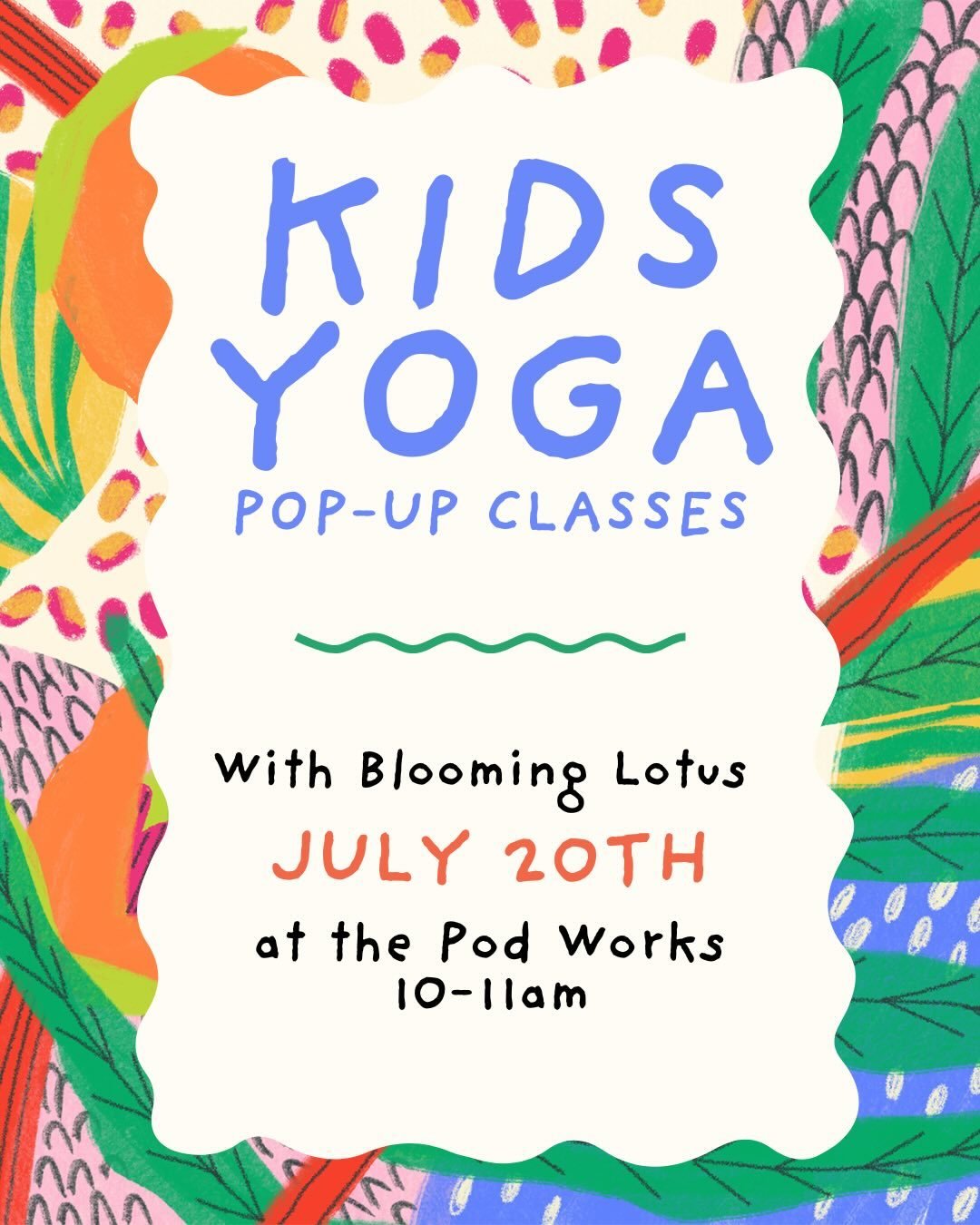 Kids Yoga with Blooming Lotus