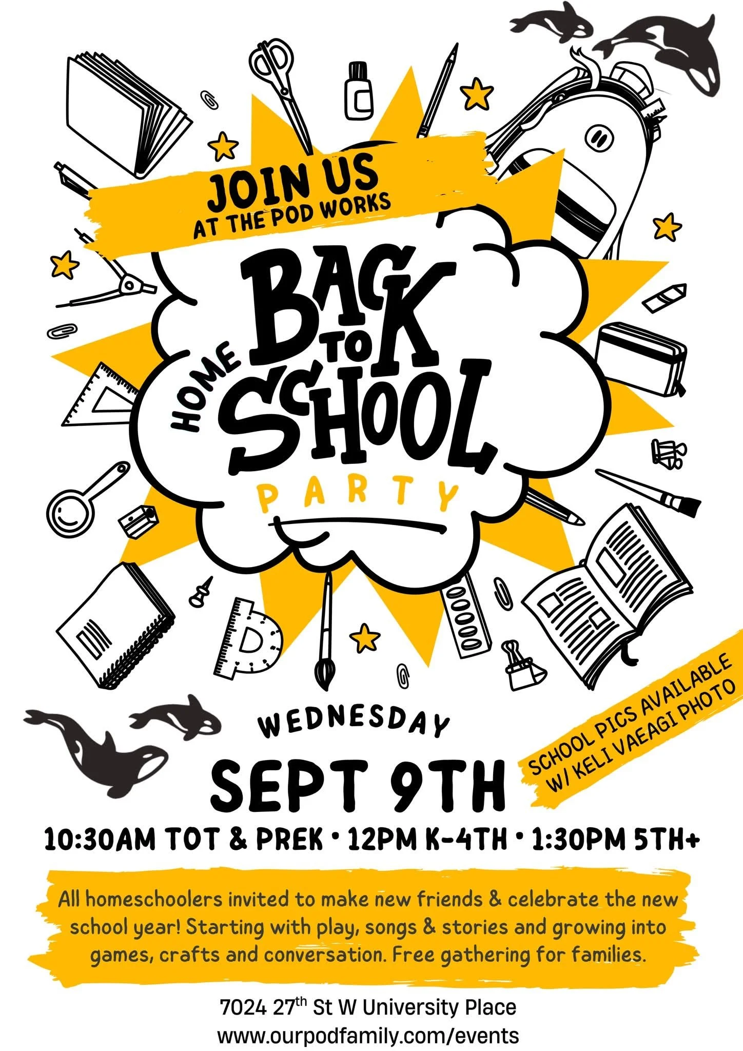 Back to Homeschool Party