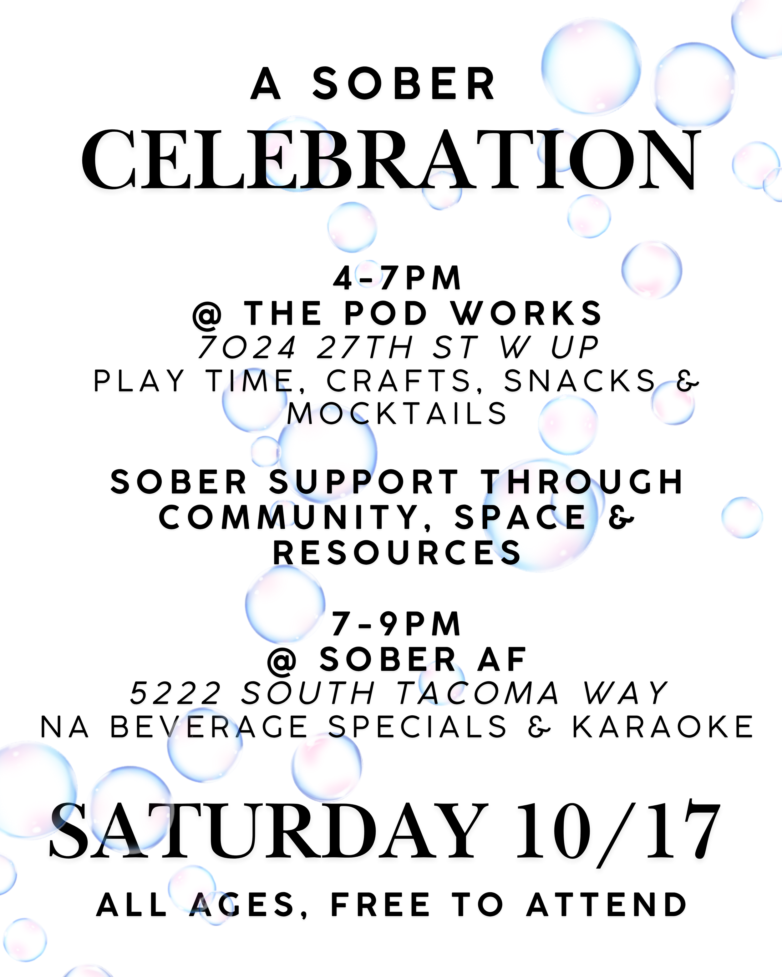 A Sober Celebration