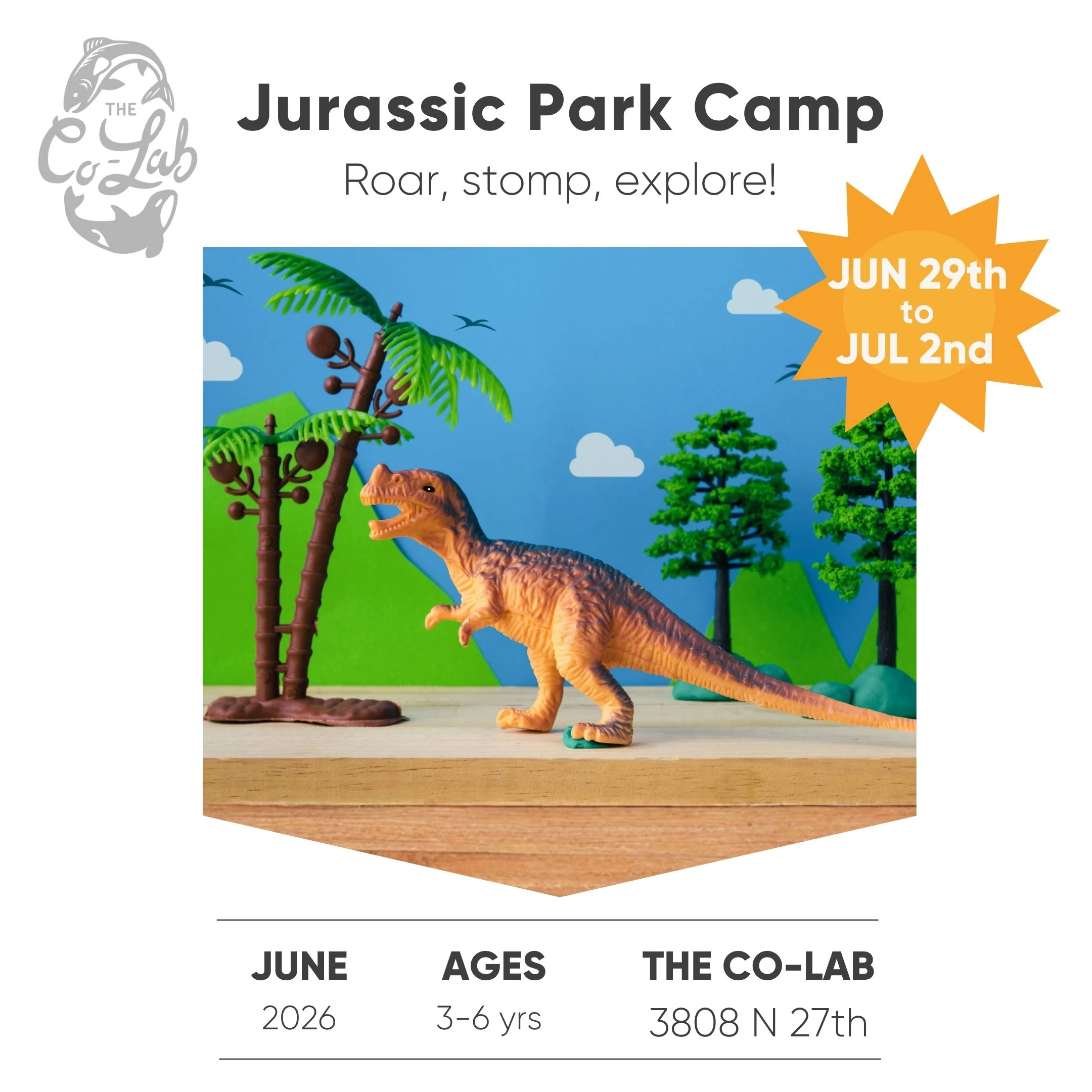 6/29 - 7/2 | Jurassic Park Camp