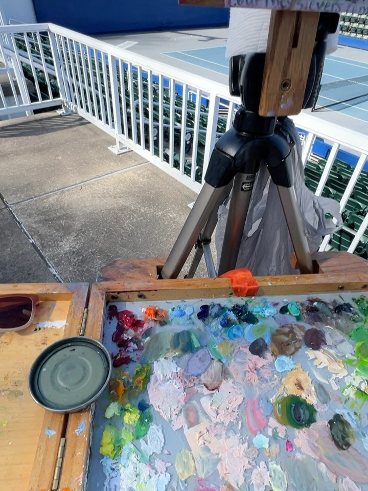 🎾🎨
2 of my favs!!
#tennispainting @the_greenbrier