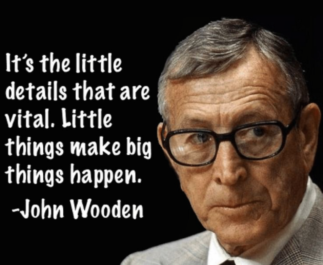 Leadership 6, Little Things Make Big Things Happen (Bot9 #144)