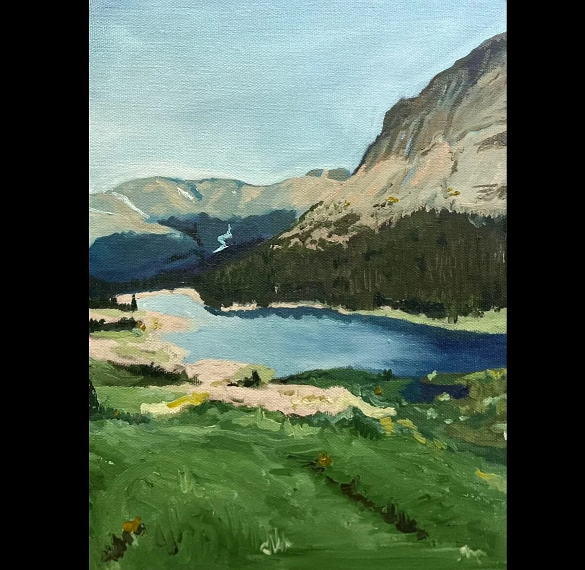 Colorado Landscape 
9 x 12
Oil on canvas