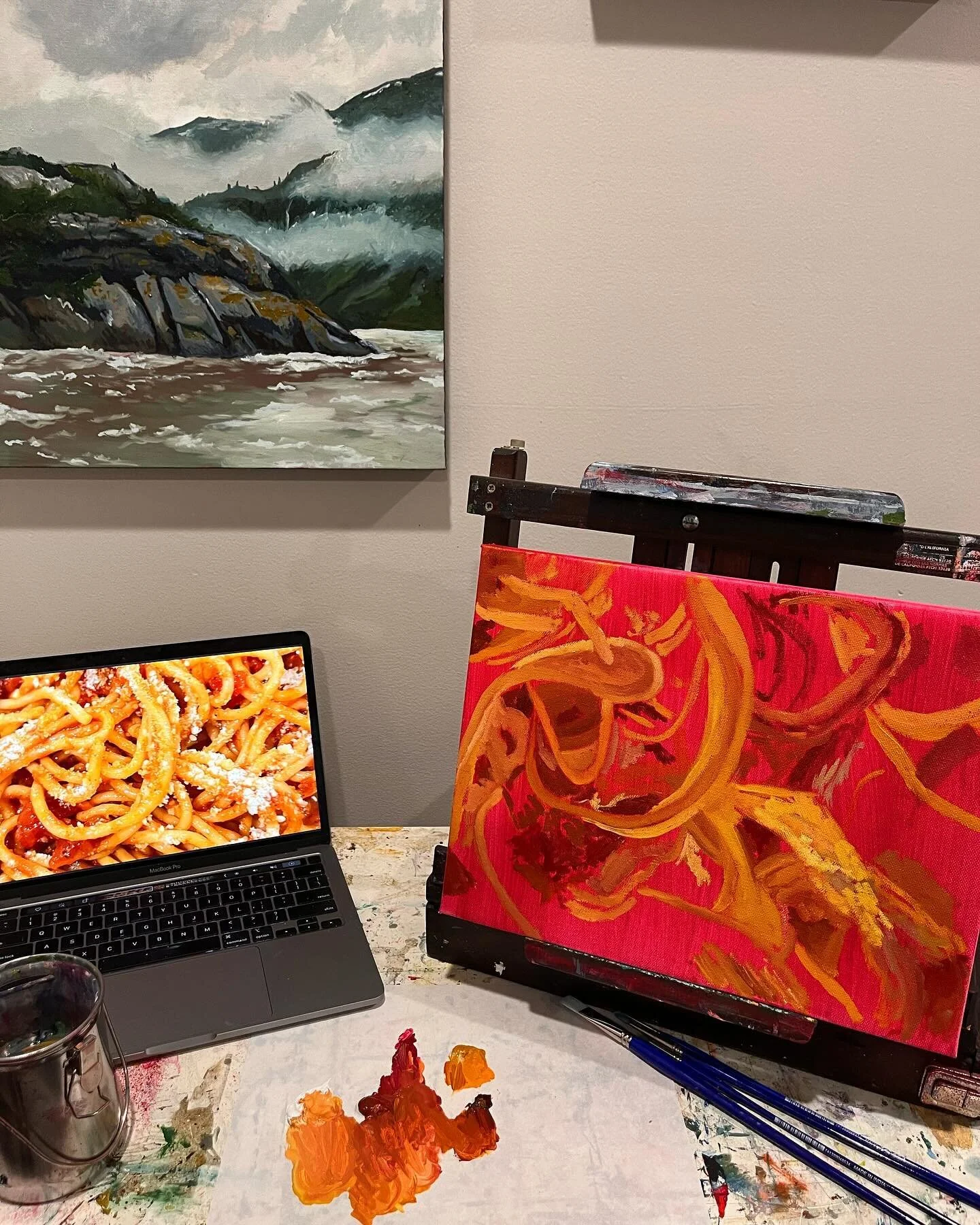 Work in progress ala spaghetti 🍝