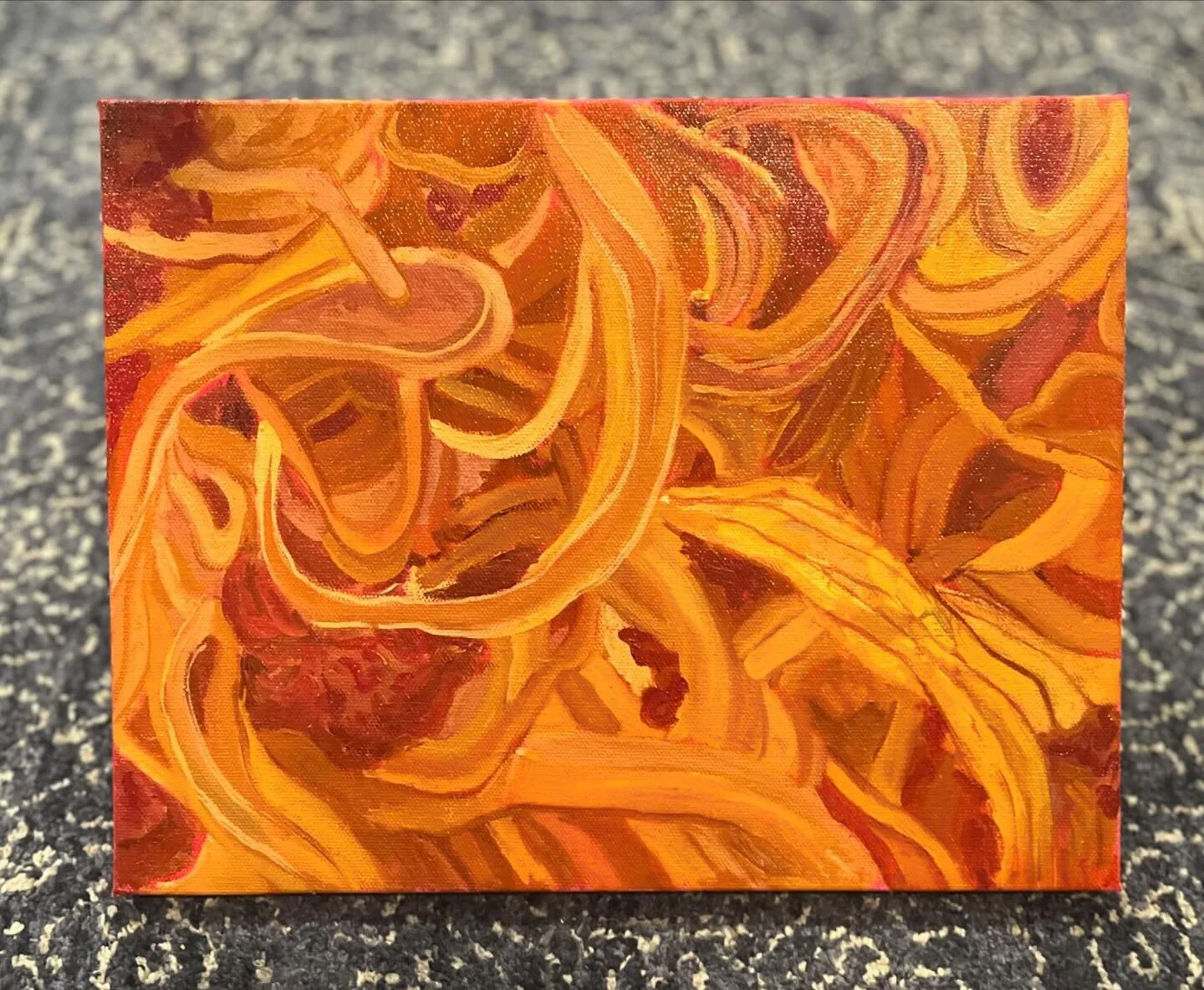 Spaghetti 
11x14
Oil on canvas