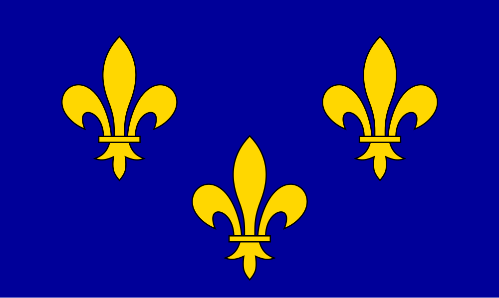 The fleur de lis Banner of France
