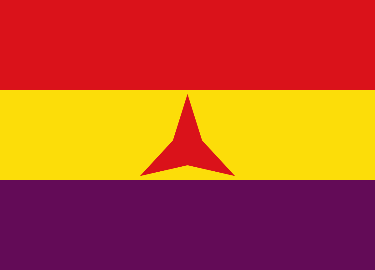 Flag of the International Brigades (1936-1939)