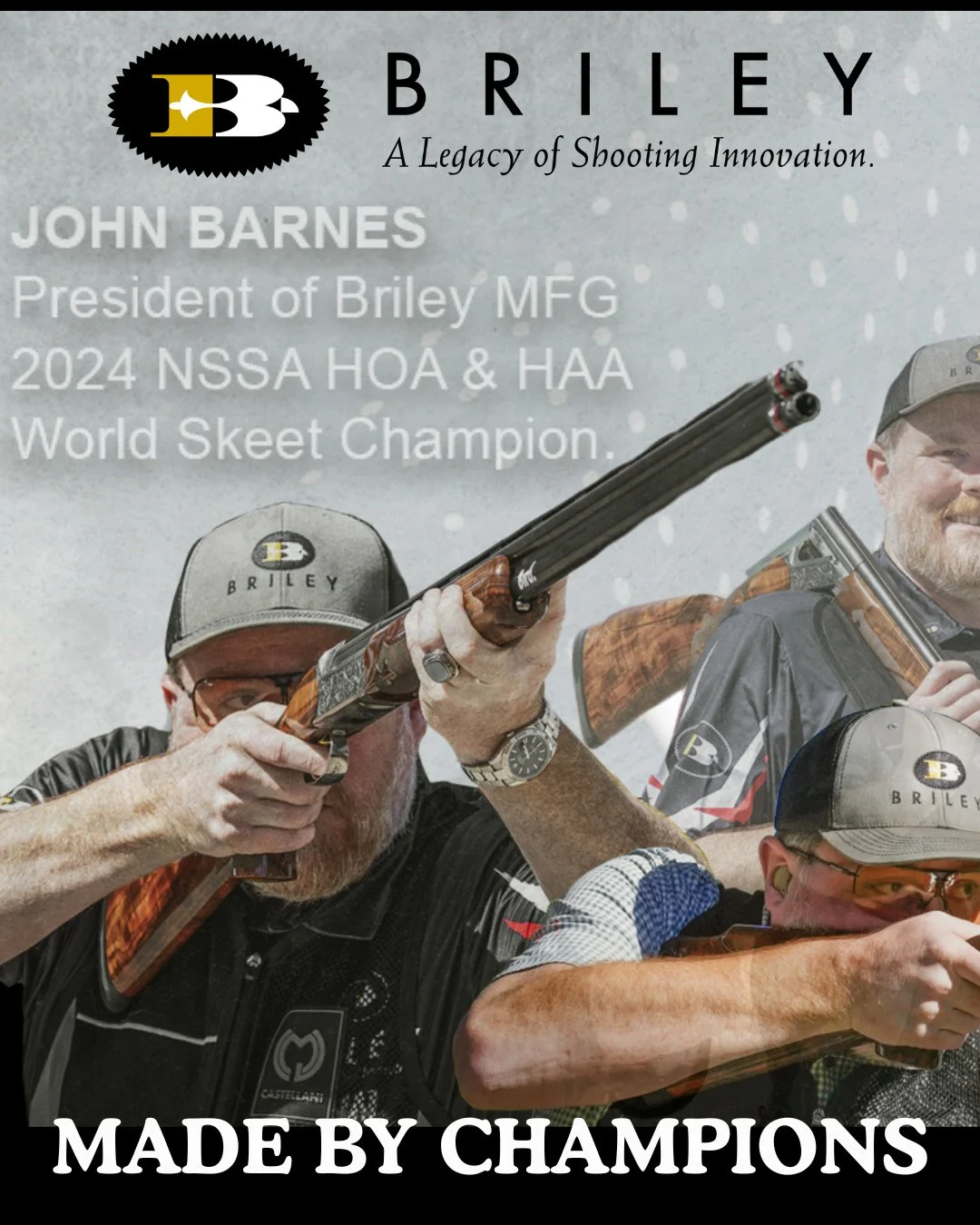 Made by Champions! Show the best chokes in the business at Briley.com!