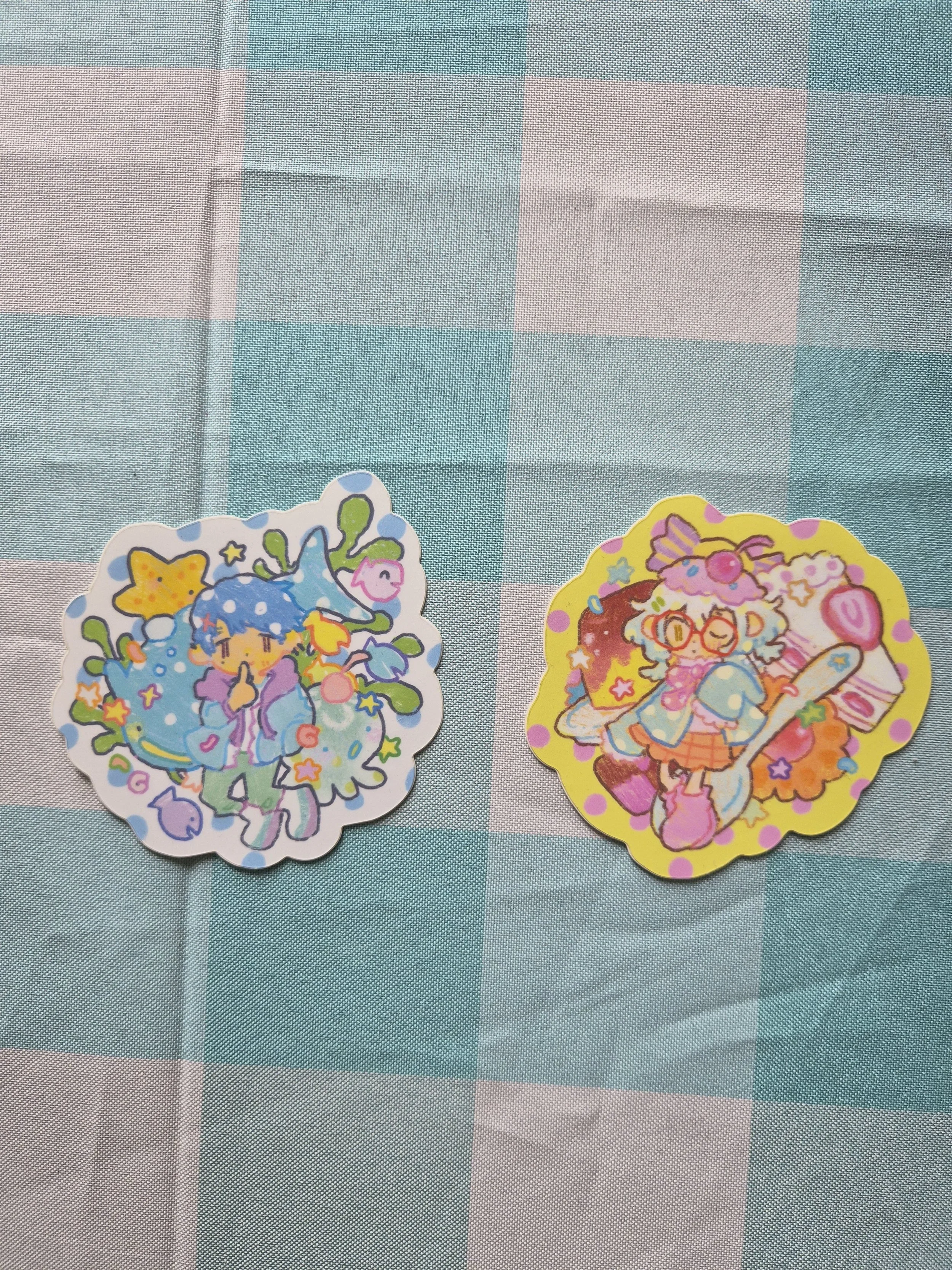 onenhillion x tsun scoops 3" Anniversary Stickers