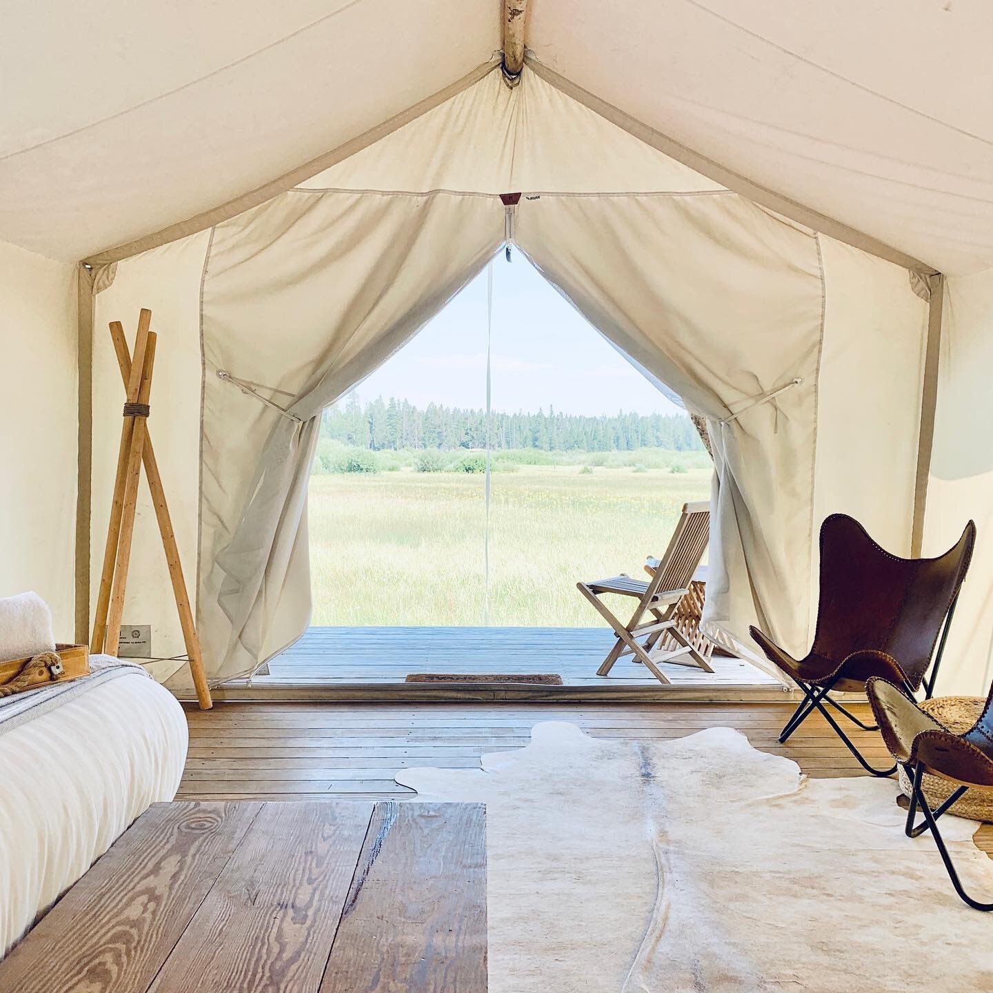 Loved every design detail and every minute (even making morning fires before coffee!). Sleep-away camp WITH kids! @undercanvasofficial
