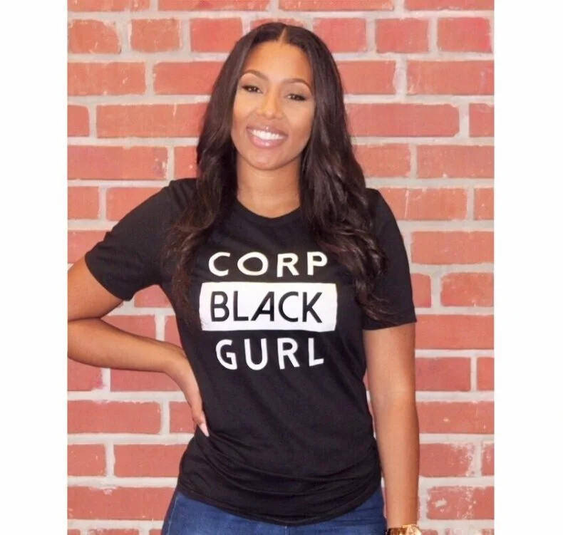 Corp Black Gurl Tee