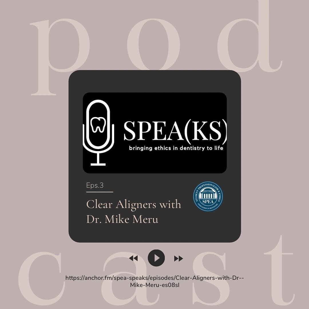 Episode 3 of the SPEA Speaks Podcasts is here! This is one you won&rsquo;t want to miss! National SPEA&rsquo;s Executive Director, Dr. Mike Meru gives insight on the ethics and professionalism of clear aligners. 🦷✨ 
.
.
.
.
#SPEArockstars #clearalig